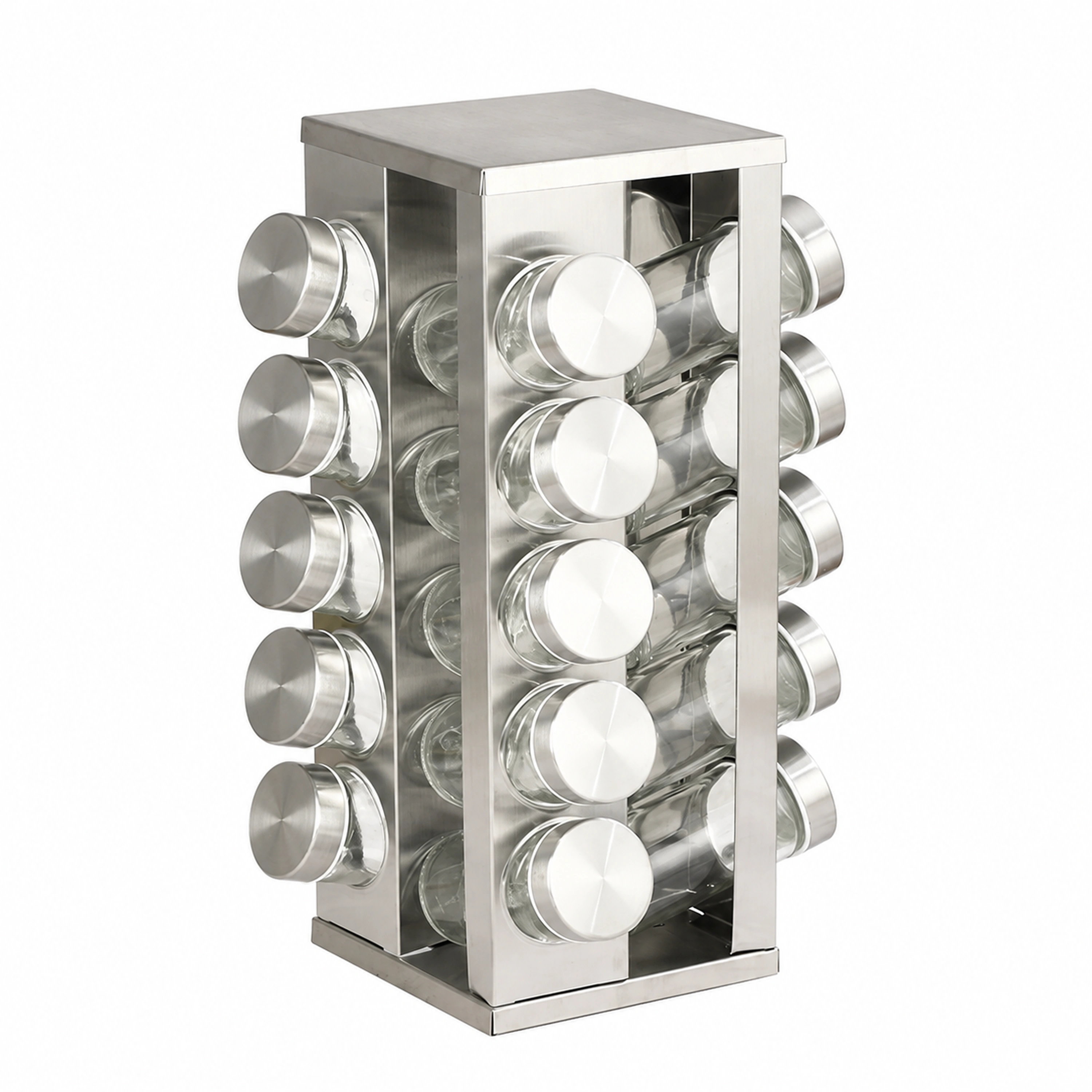 Estante Organizador de Especias 19 × 34 cm de Hierro y Vidrio para Organizar image 2