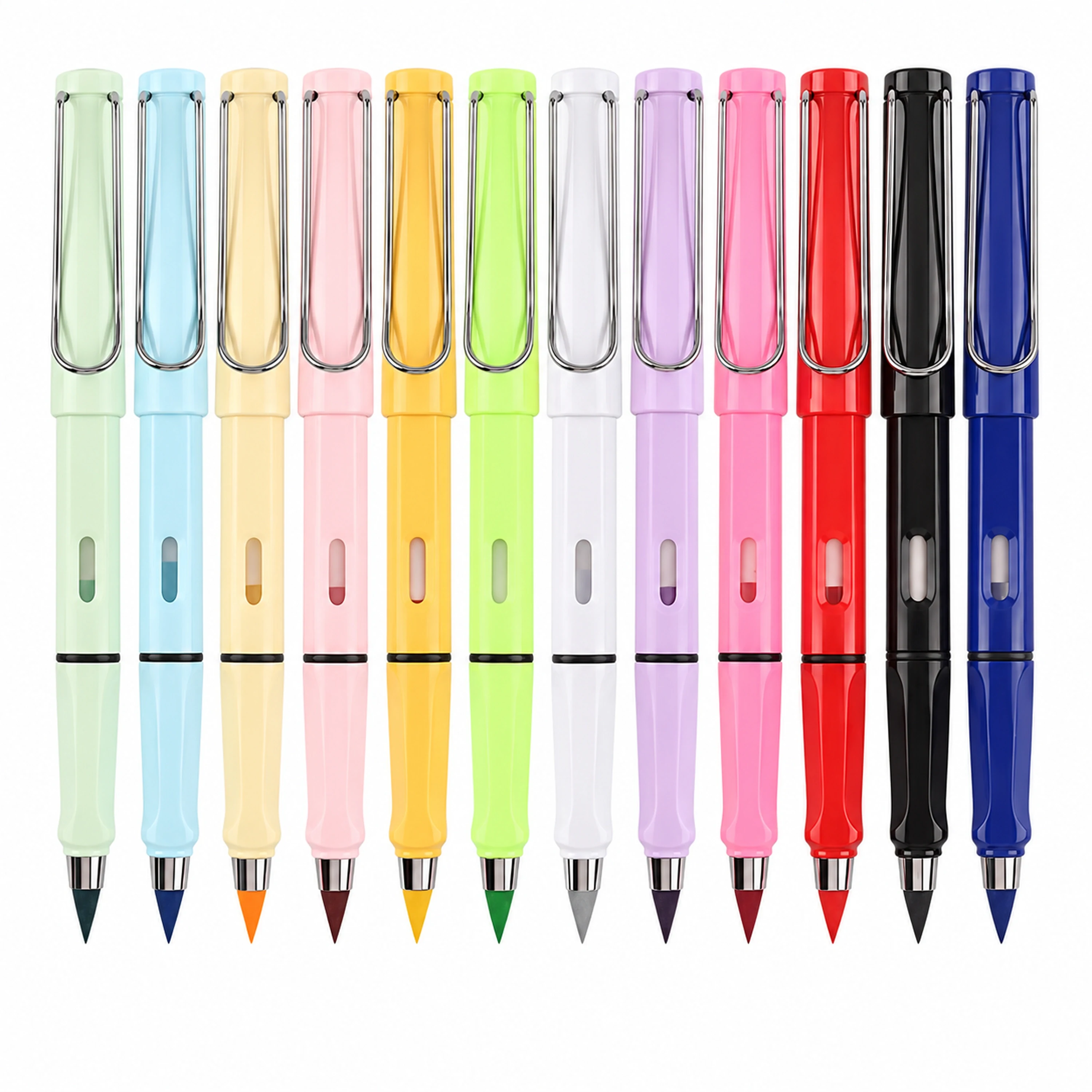 Lápices de Colores de Plástico para Escolares