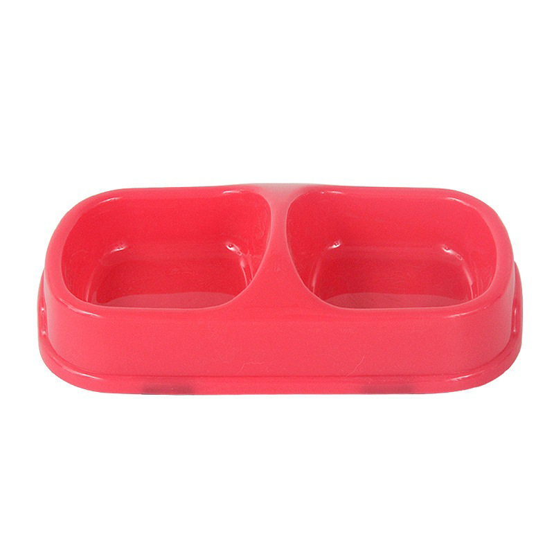 Tazón para Mascotas 34.5×17×7cm Plástico Rojo