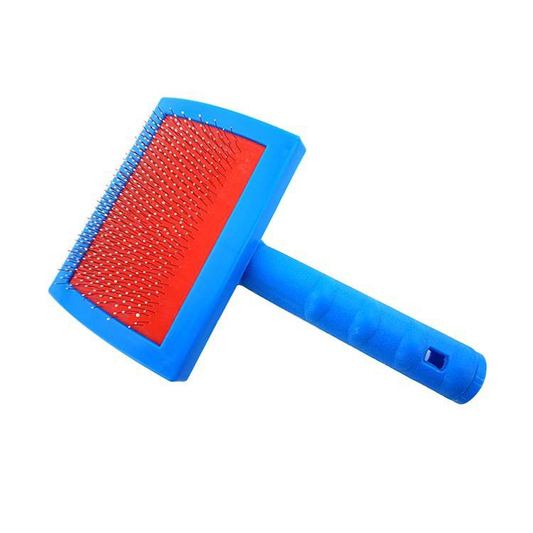 Cepillo de Baño para Mascotas 21*11.5cm Plástico Azul