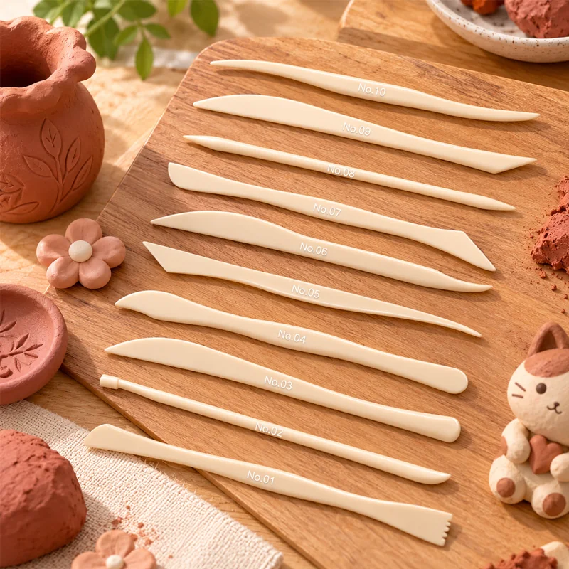 Arcilla para Modelado Plástico para Manualidades 10 Piezas