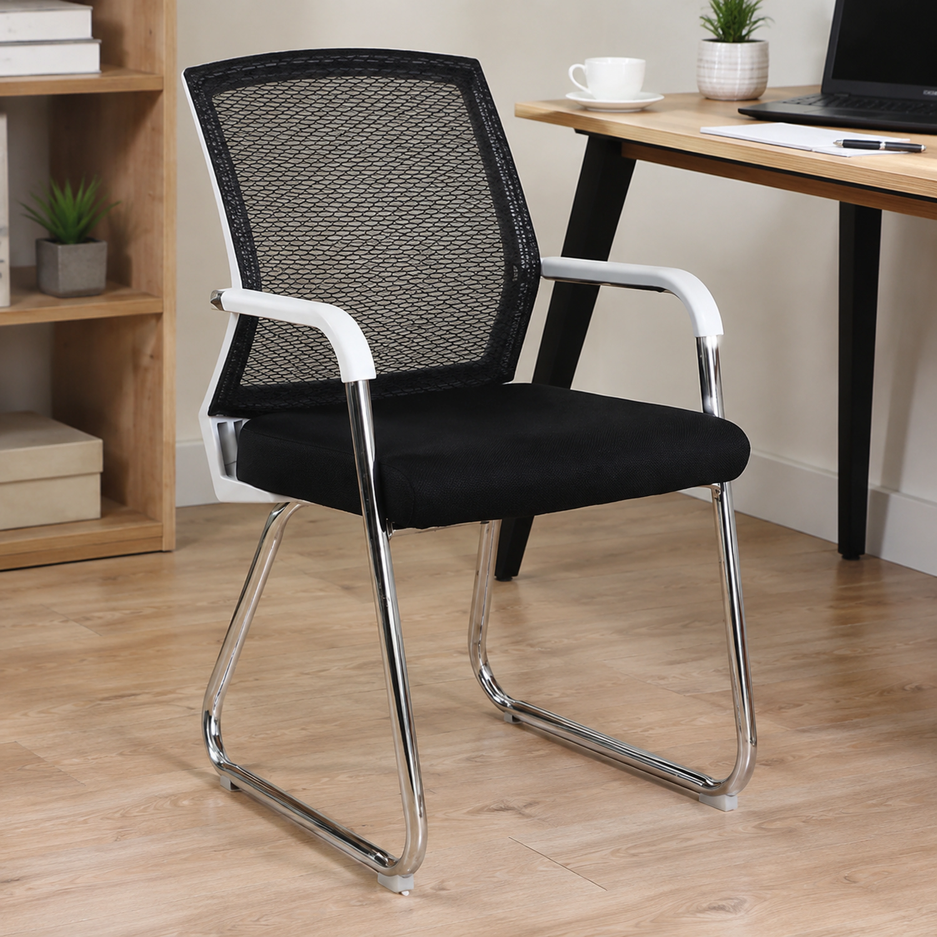 Silla de Escritorio 55×53×85cm Hierro Malla