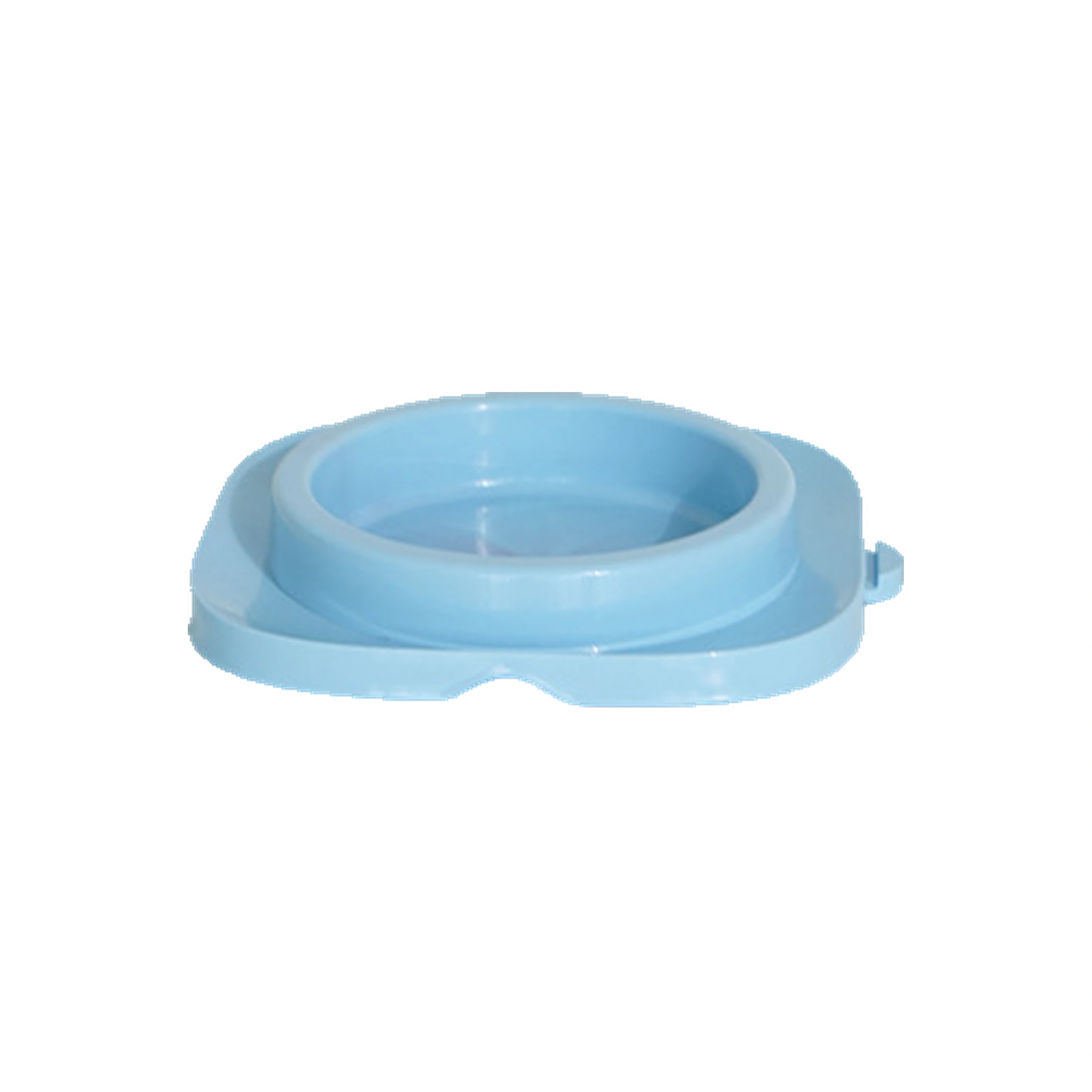 21.3*20*3.6cm Antideslizante Comedero para Perro PP Azul