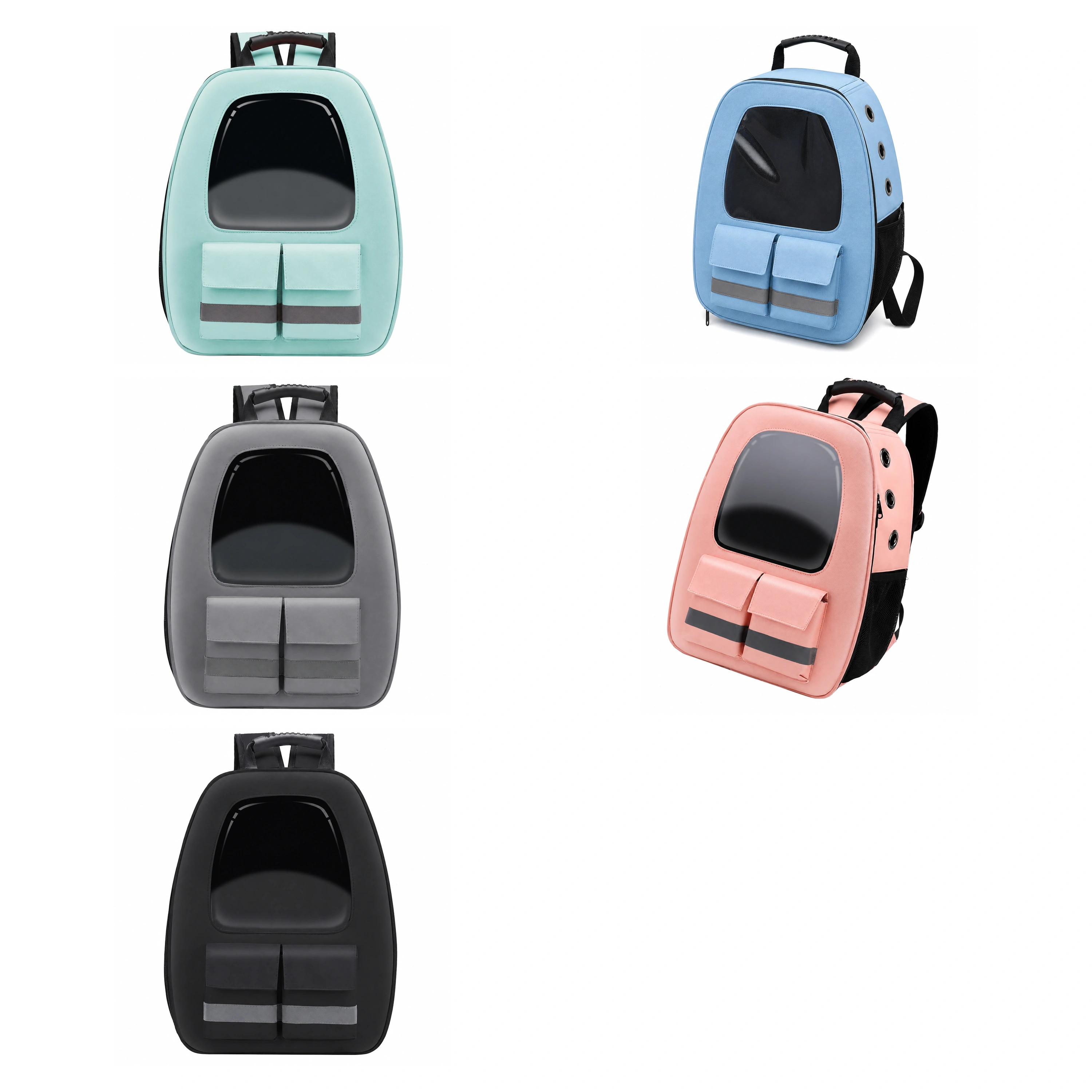 Bolso Transportador para Mascotas 32×19×42cm Lona Oxford Surtido