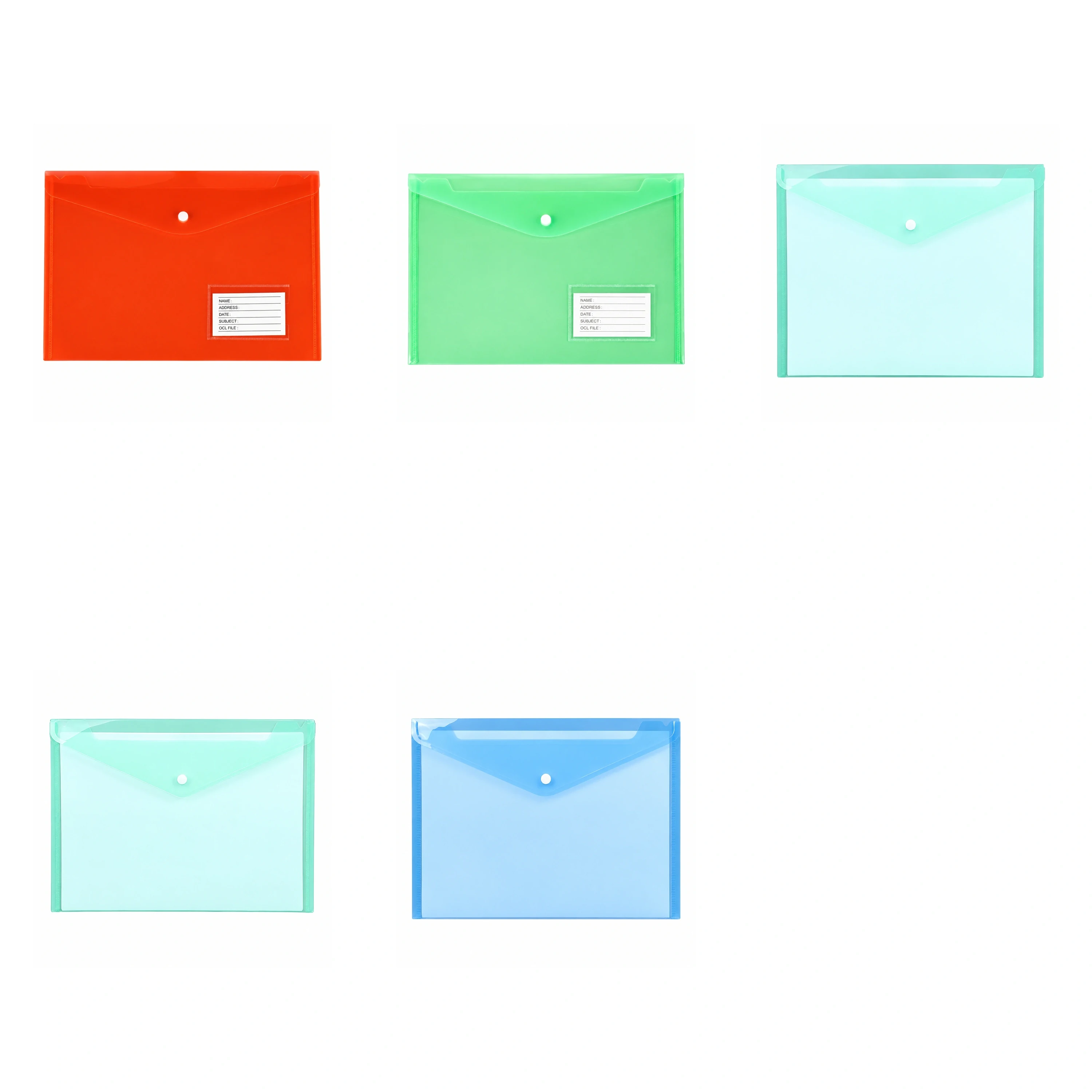 Funda Transparente de Plástico para Documentos image 2