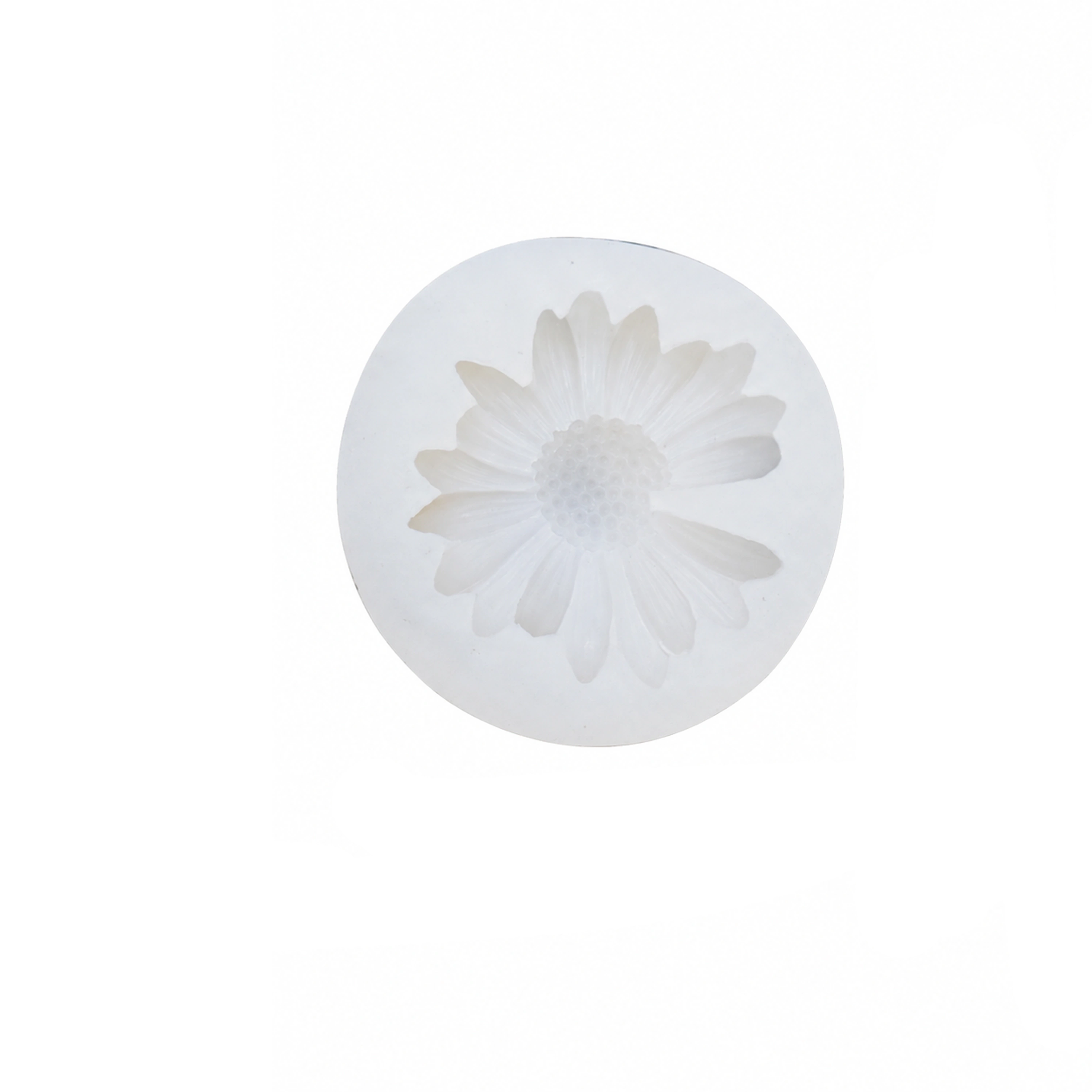 Molde de Silicona Margarita sin Agujero 7 × 2 cm de Silicona para Hornear