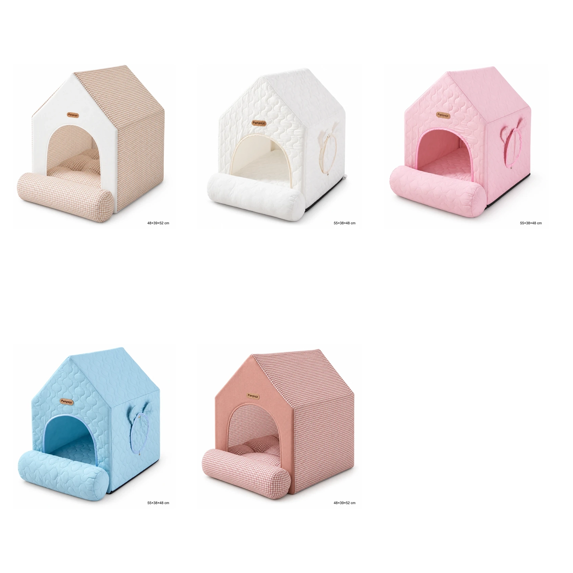 52*48*39cm para Mascotas Todo El Año Semiabierto Tienda Poliéster+Algodón Surtido image 2