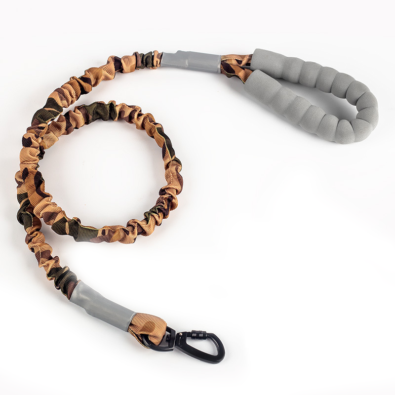 Arnés y Correa para Perro con Diseño de Camuflaje 2.5*120cm Poliéster Marrón