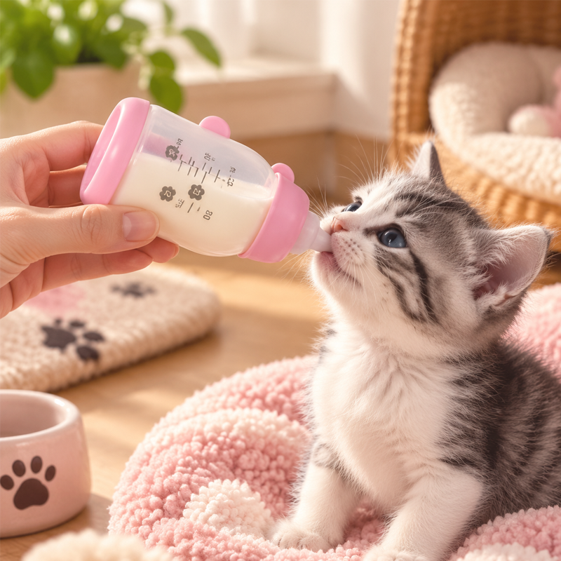 Biberón para Mascotas 80ml Plástico Surtido