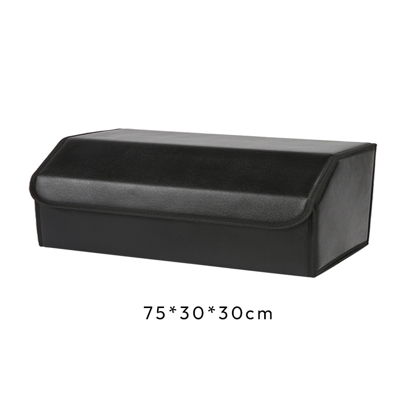 Organizador de Maletero Multitamaño Cuero PU Plegable Negro