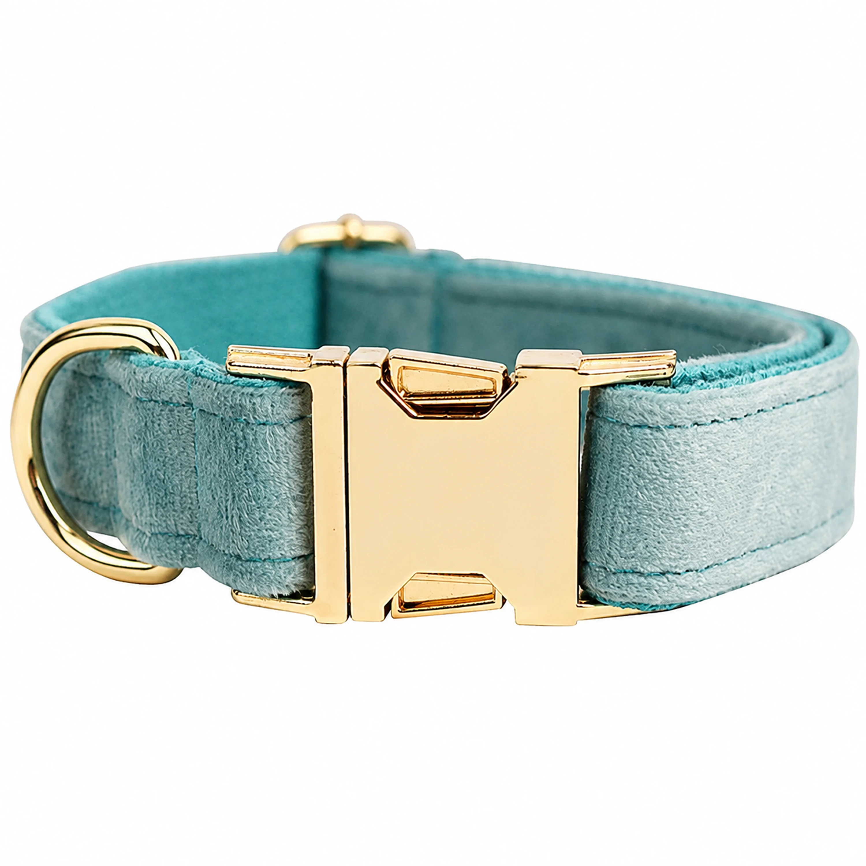 Collar para Mascotas Varios Tamaños Terciopelo Verde