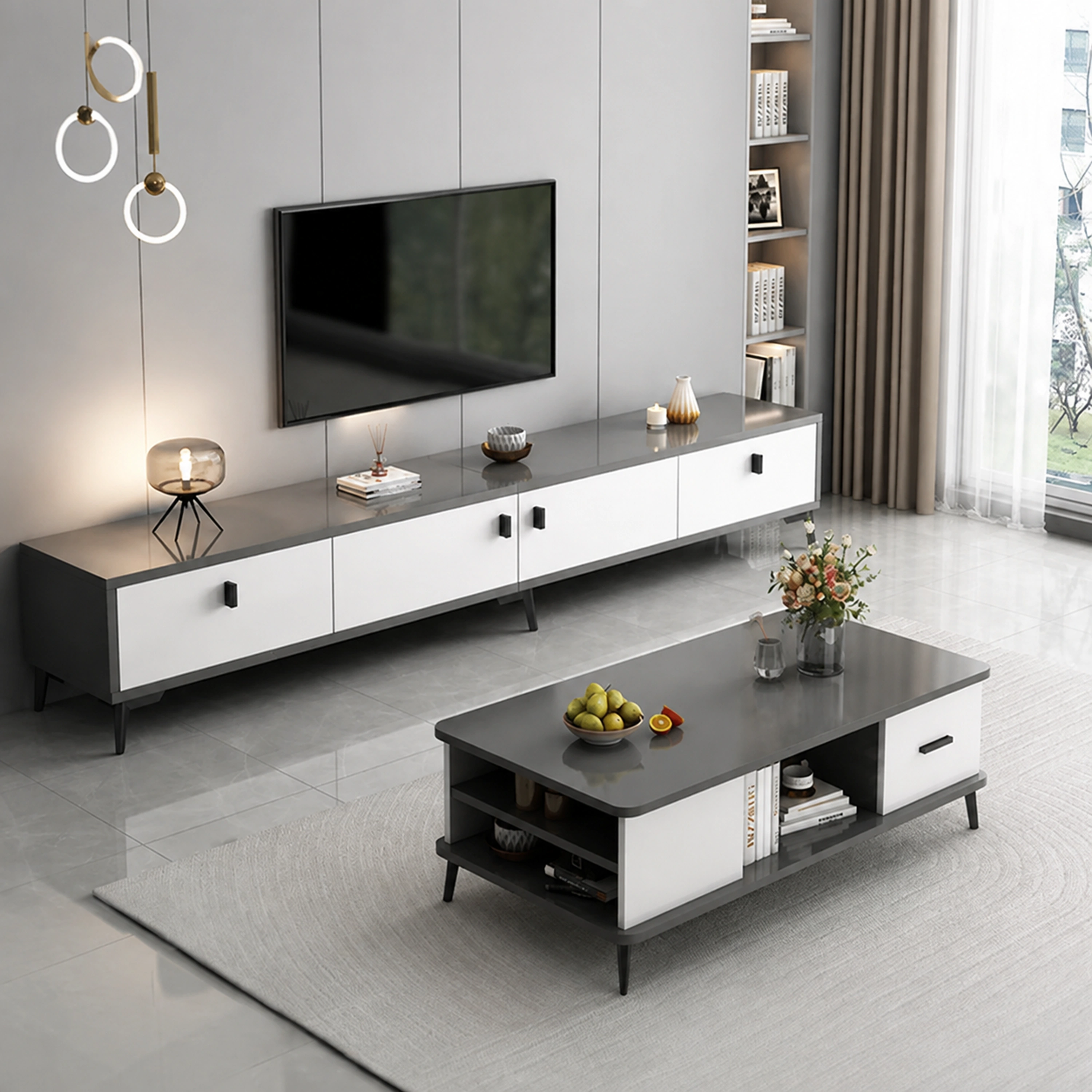 Mueble para Televisor Varios Tamaños Tablero de Densidad (MDF)