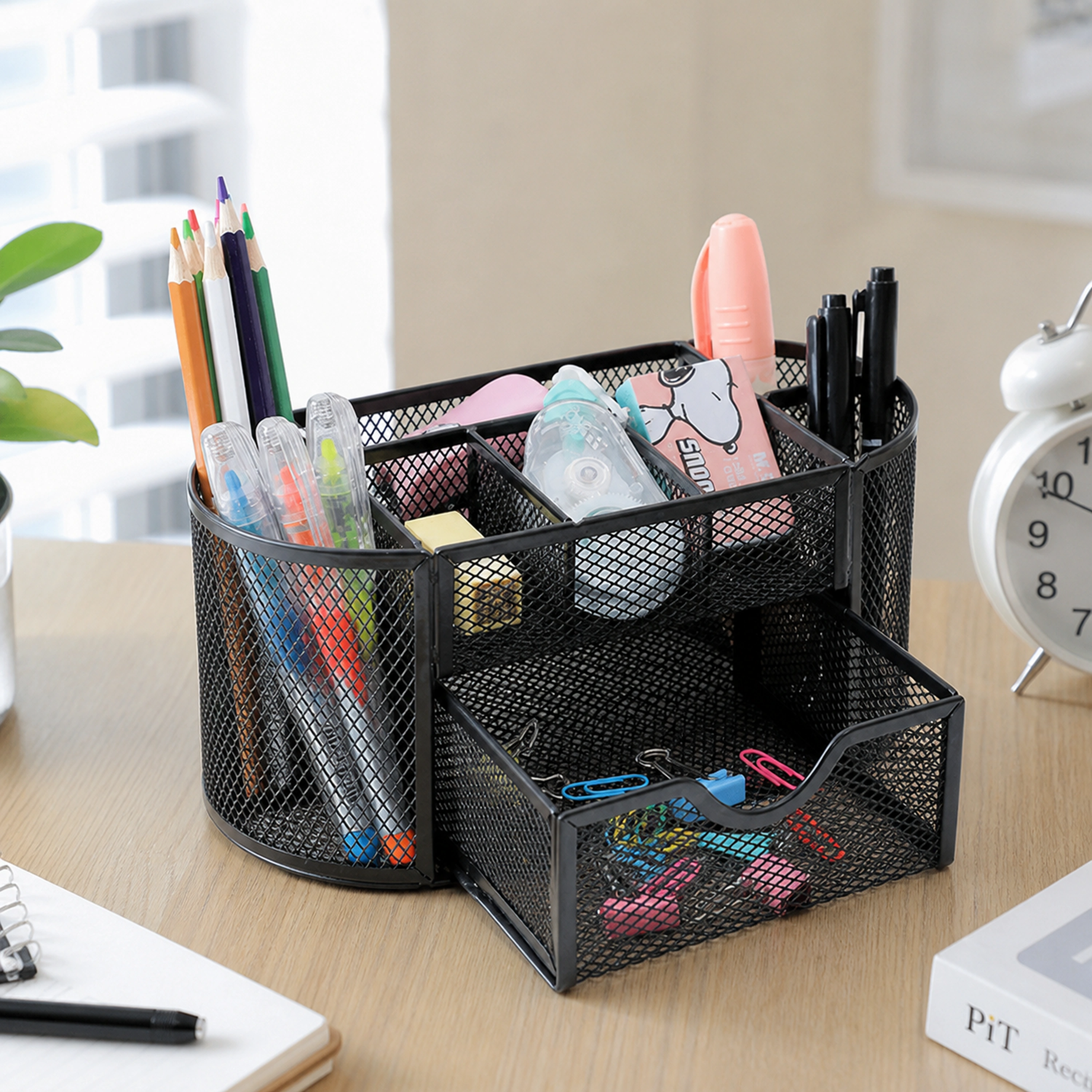 Organizador 22*11*10.5 cm Hierro Negro image 1