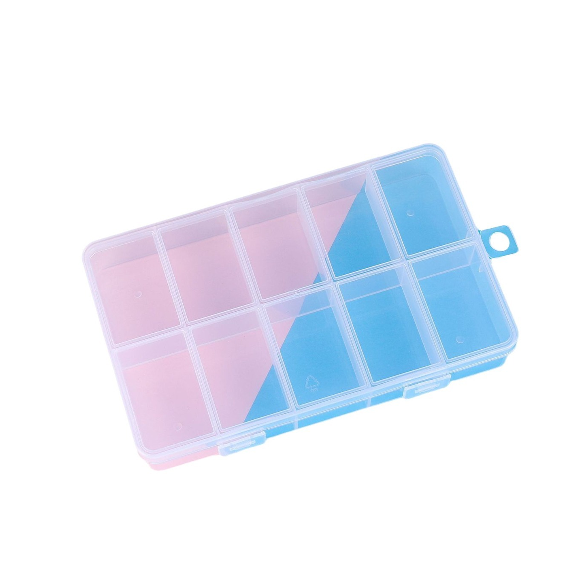 Caja de Almacenamiento 16.2*10*2.6cm Plástico Reforzado Transparente