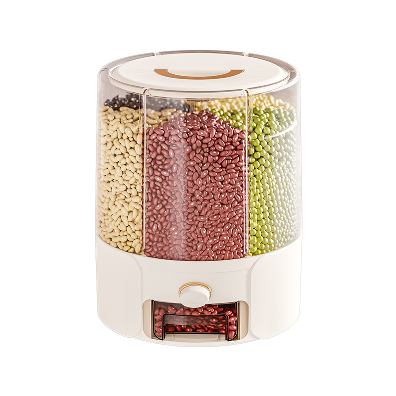 Caja de Almacenamiento 26.5*26.5*31.5cm PET Hermético Amarillo Crema image 2