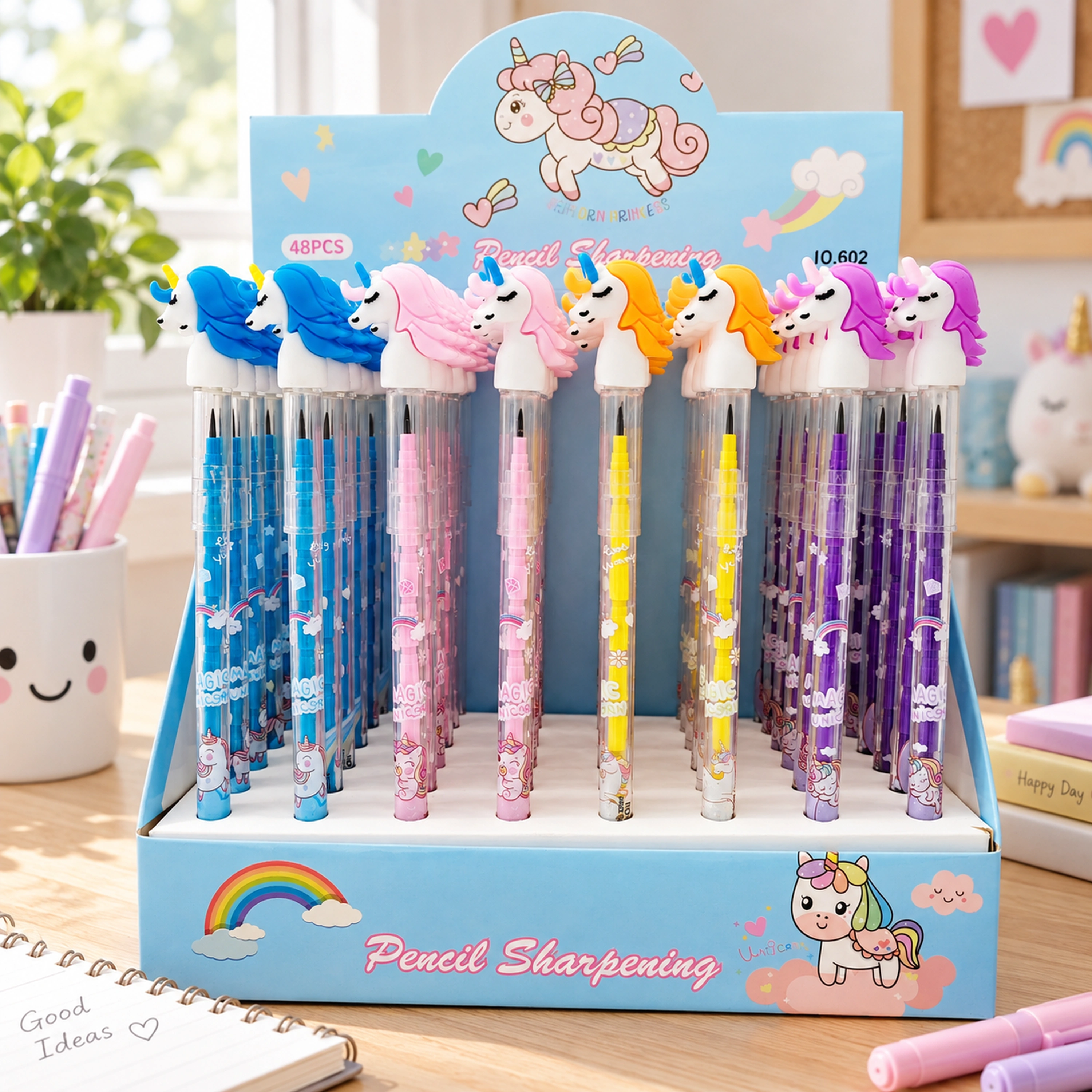 Lápiz sin Afilar 3 Colores de Plástico para Escolares