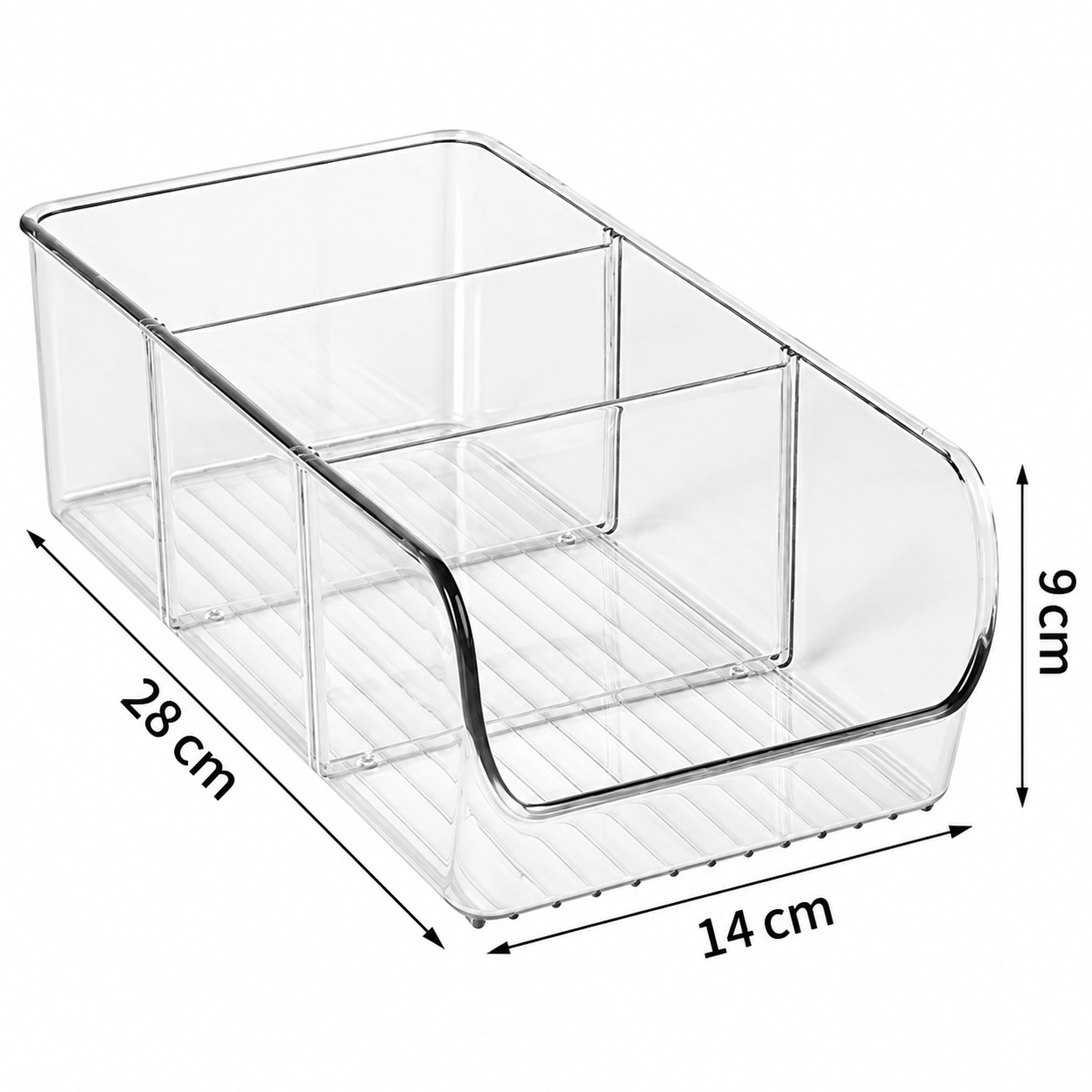 Caja de Almacenamiento Plástico 28*14*9cm image 2