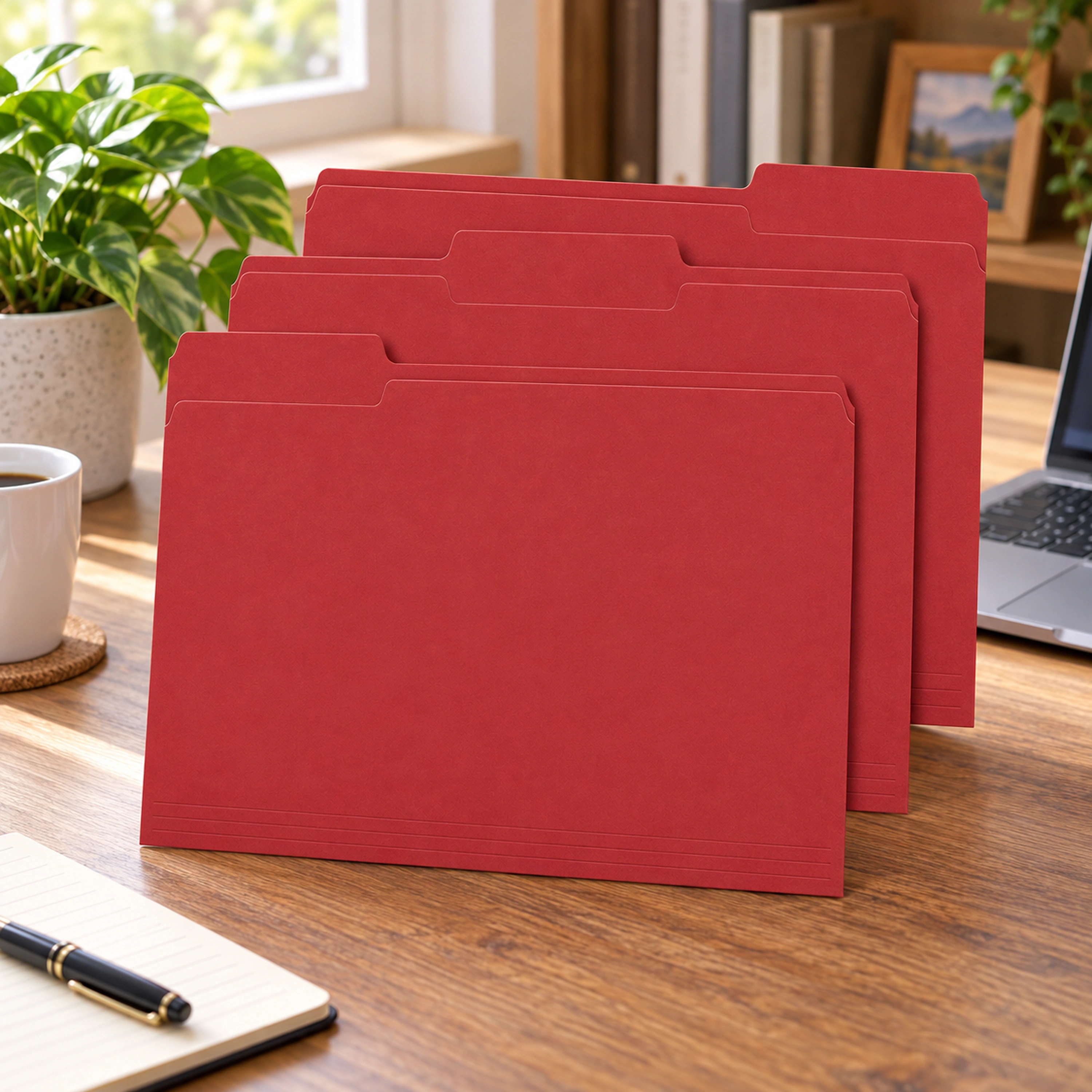 Carpeta Papel Rojo 24*29.5cm