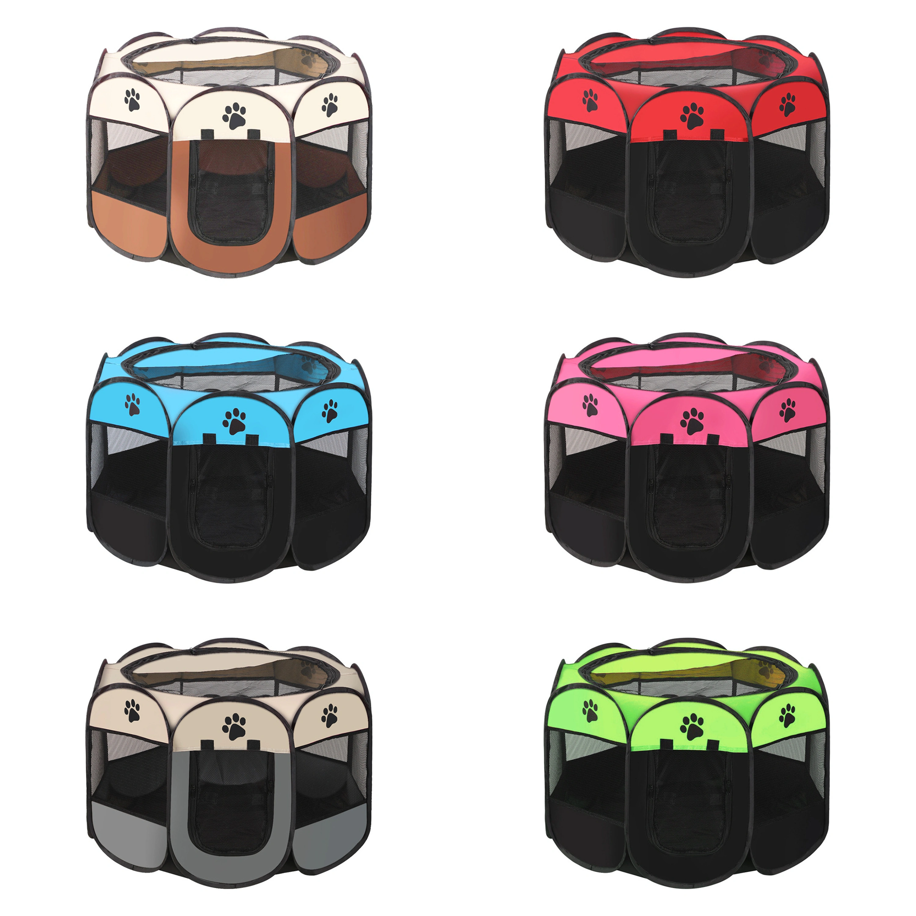Corral para Mascotas Lona Oxford Surtido 91*91*58cm