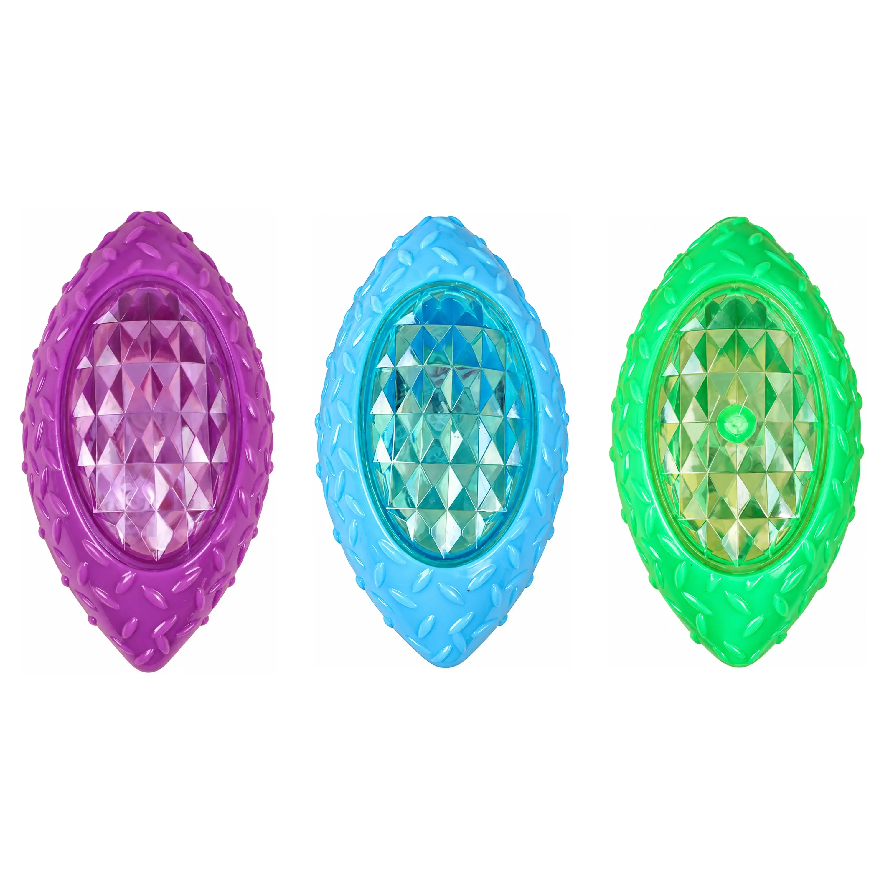 Juguete Mordedor Balón Luminoso Sonoro para Perros 7.5x13cm de Plástico Surtido image 2