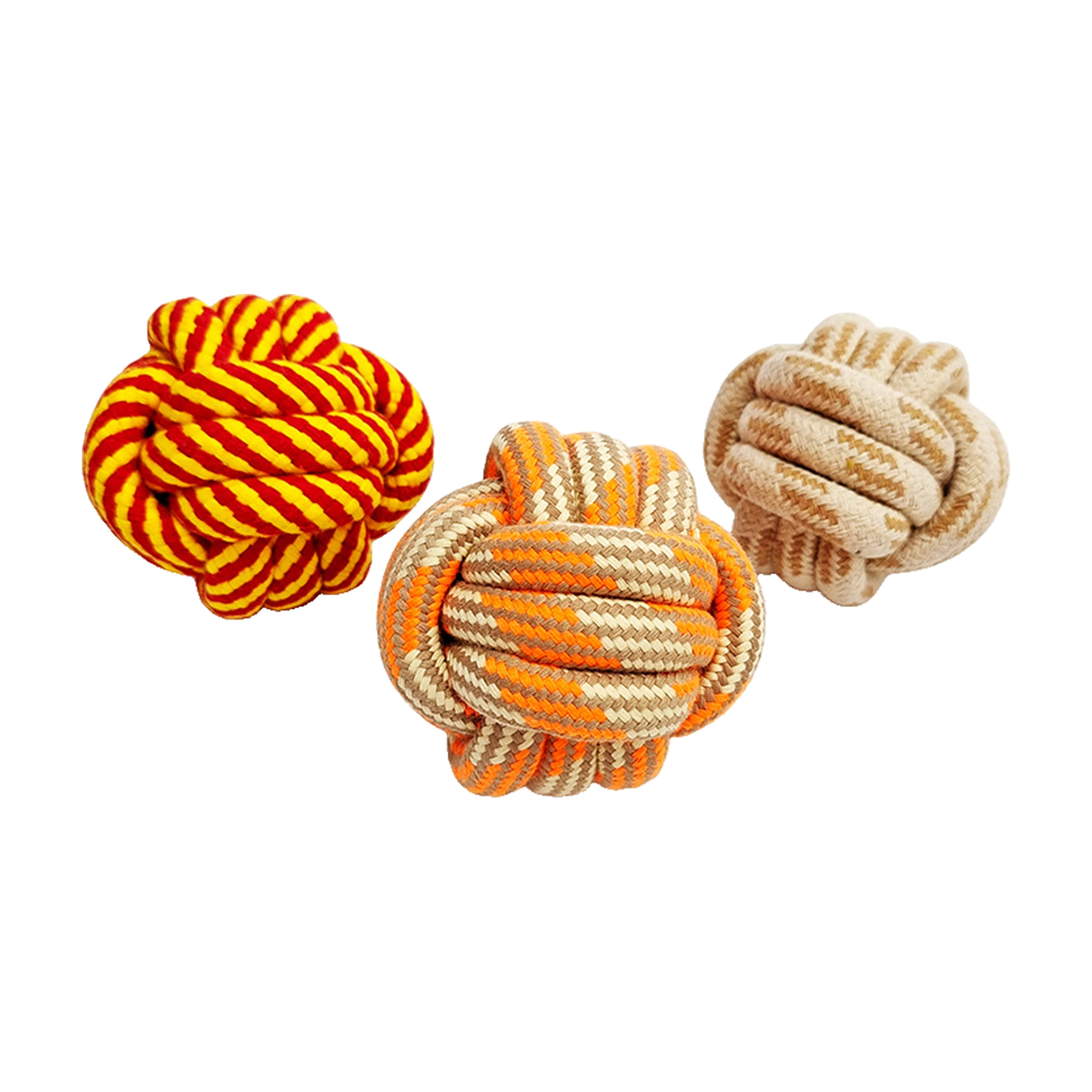 Pelota Mordedora Tejida a Mano para Perros 8cm de TRP Surtido image 2