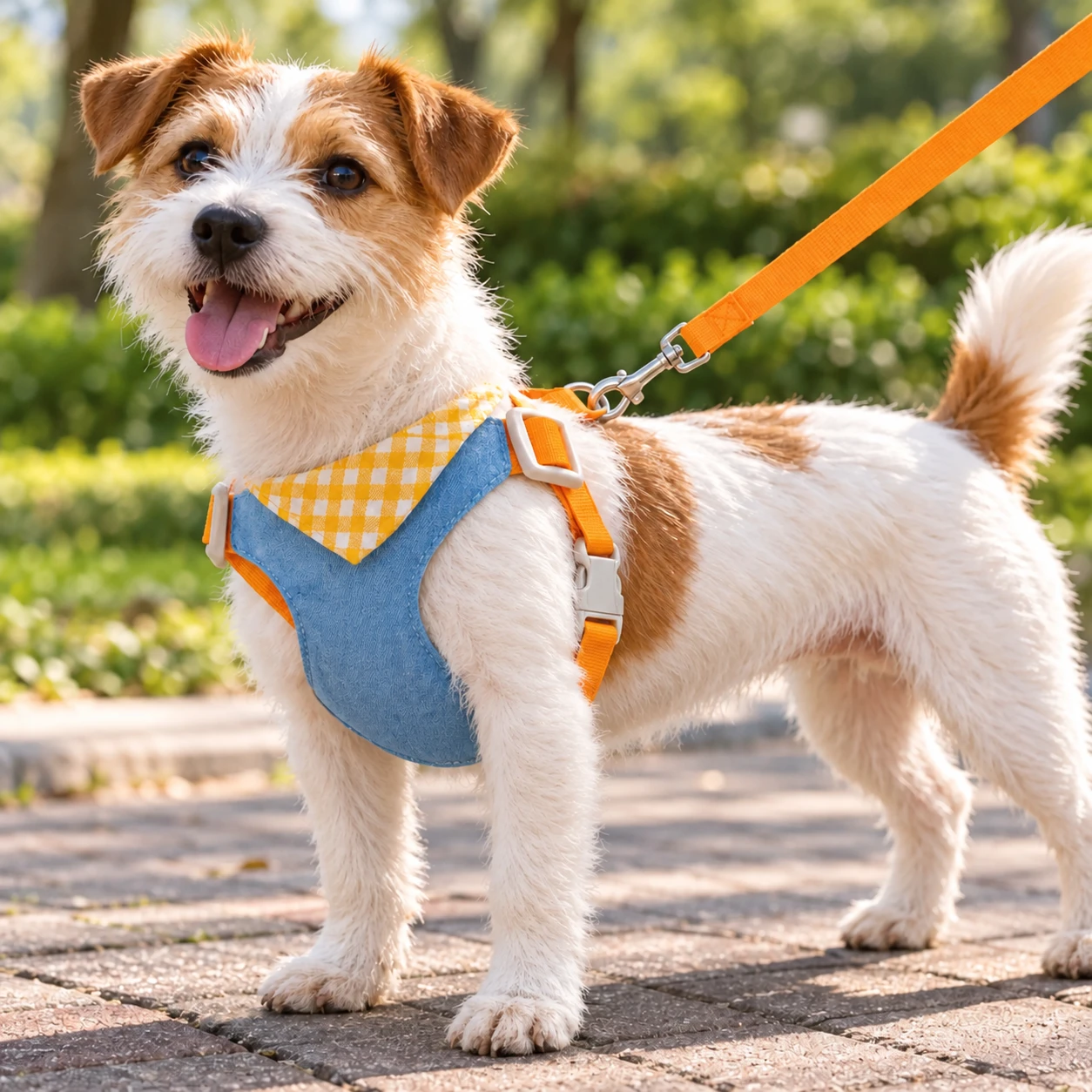 Correa para Mascotas Multicolor de Poliéster para Paseo