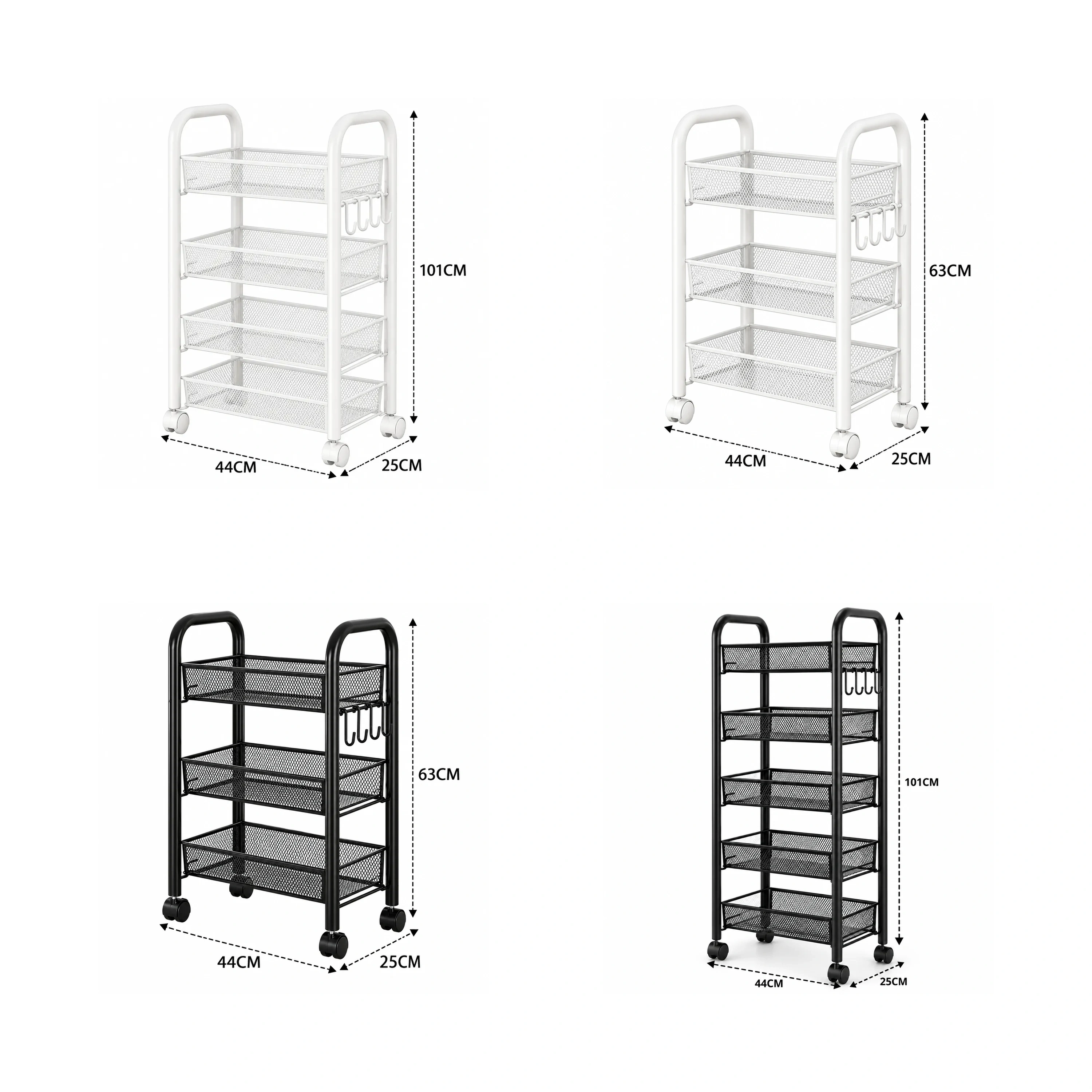 44*25*10cm Producto para El Hogar Plástico Multiespecificación