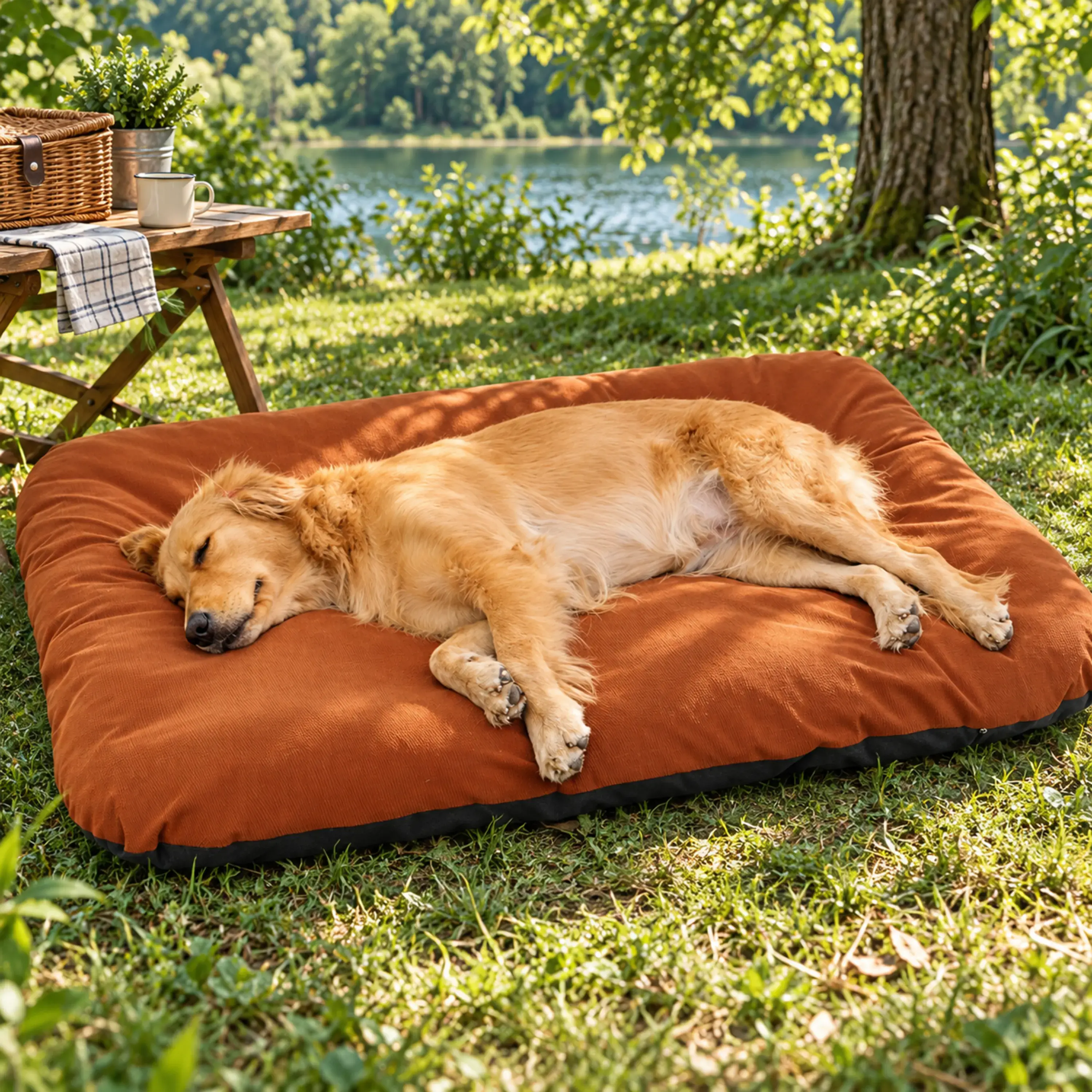 Cama para Perros de Poliéster para Invierno
