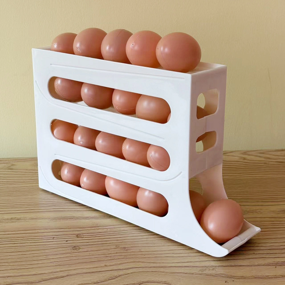 Caja Organizadora de Huevos 29.5 × 18.7 × 6.5 CM de Plástico para Nevera