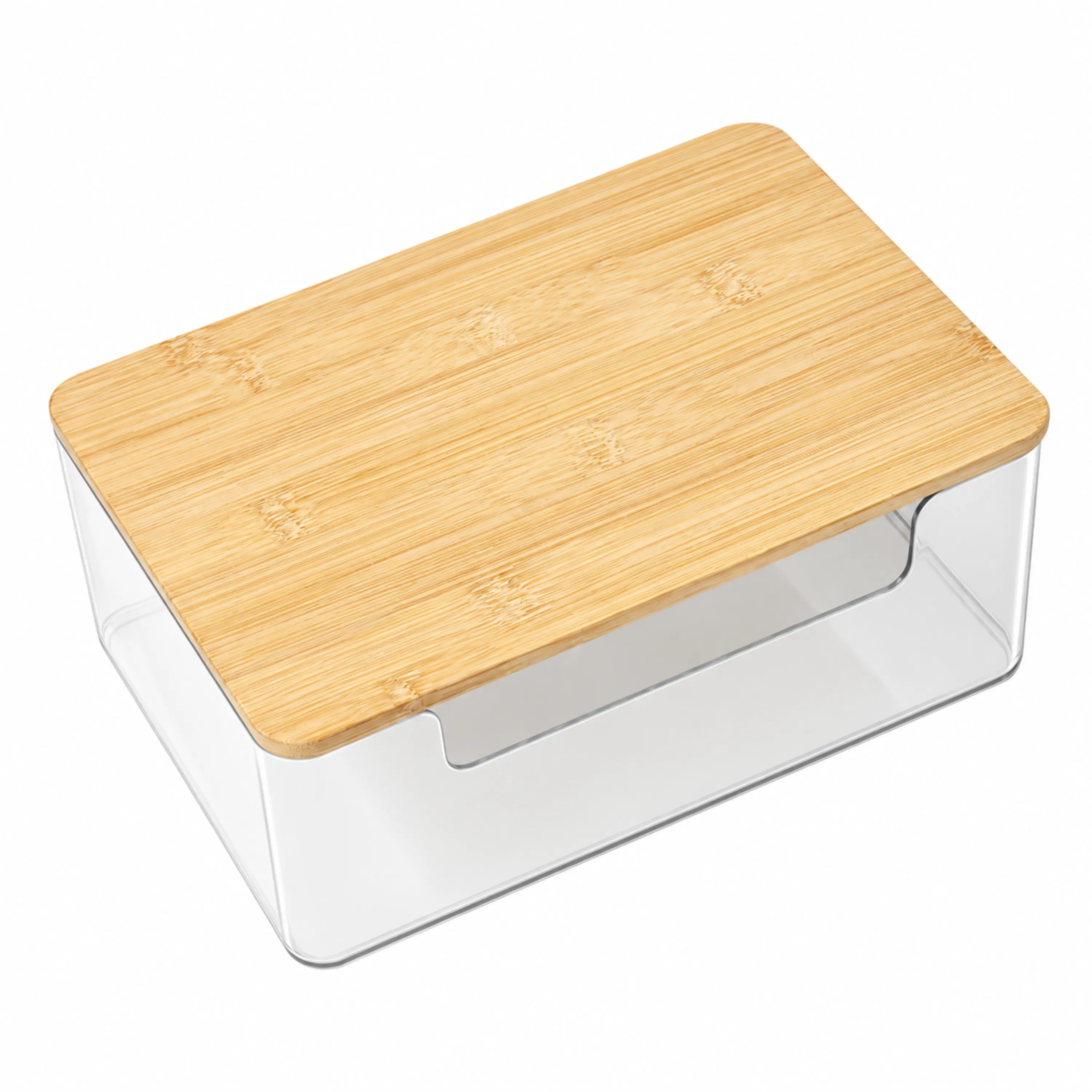Caja Escritorio 6x17x25.8cm Plástico Transparente