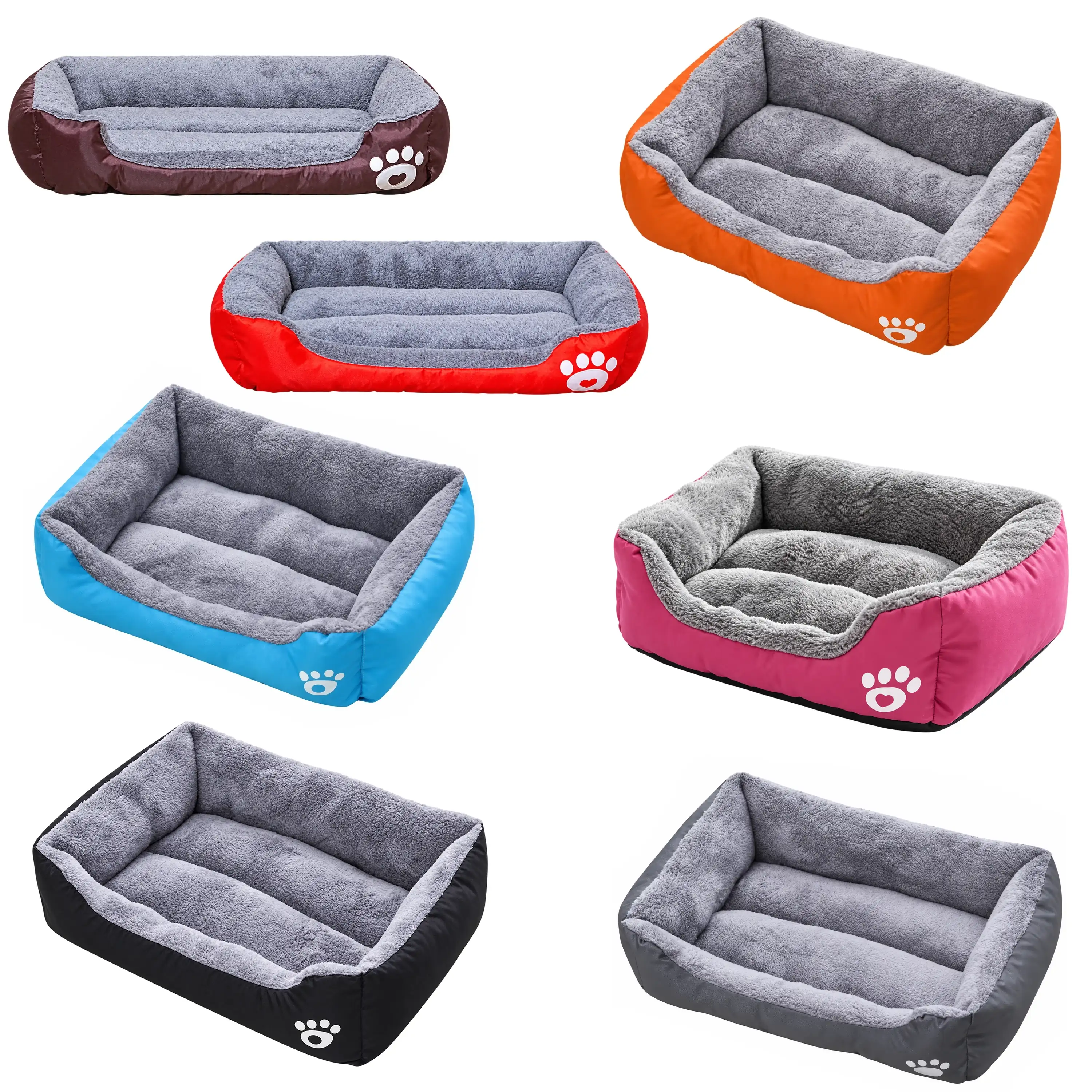Cama para Perros y Gatos 45*30cm de Algodón Rectangular Surtido