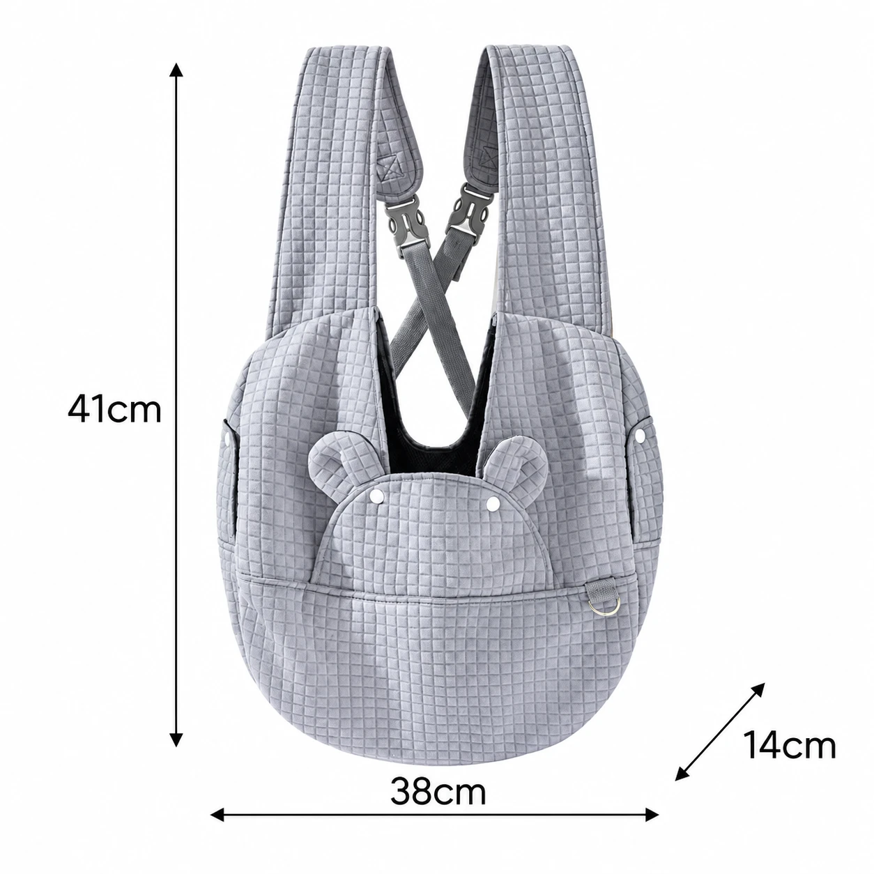 Bolsa de Transporte para Mascotas Multicolor de Poliéster