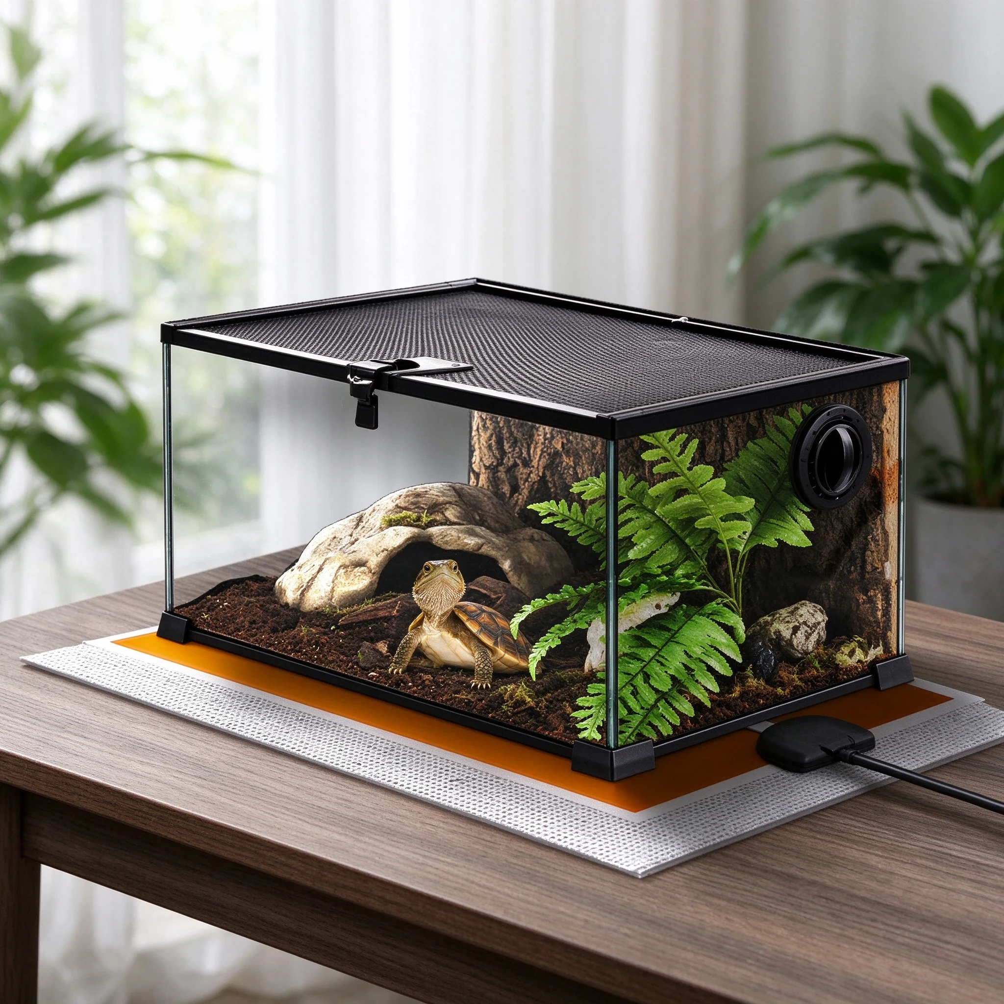 Alfombrilla Calefactora para Reptiles 15 × 28 CM de PET para Reptiles image 1