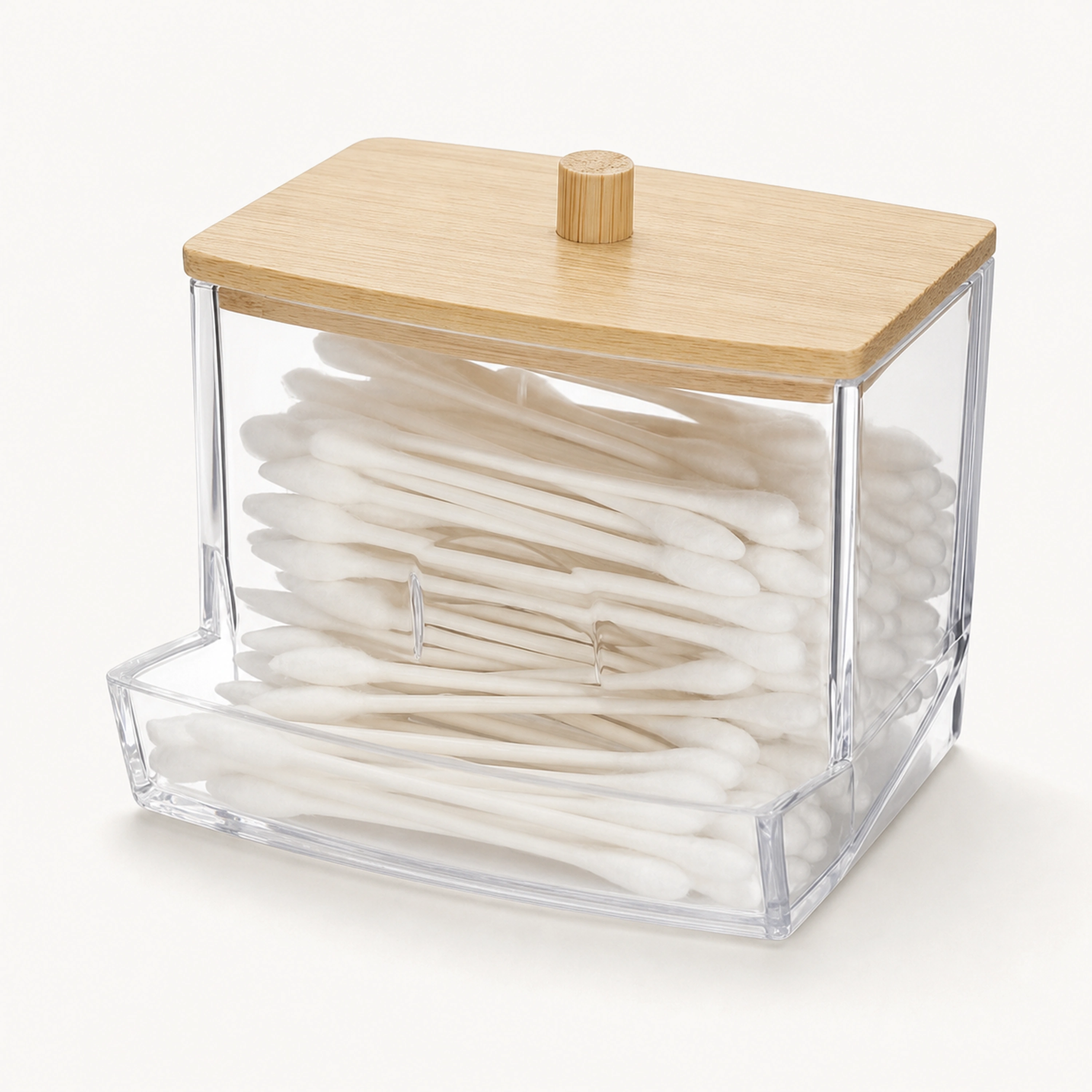 Caja Organizadora de Plastico Transparente con Tapa 8.8x7x7.8cm image 2