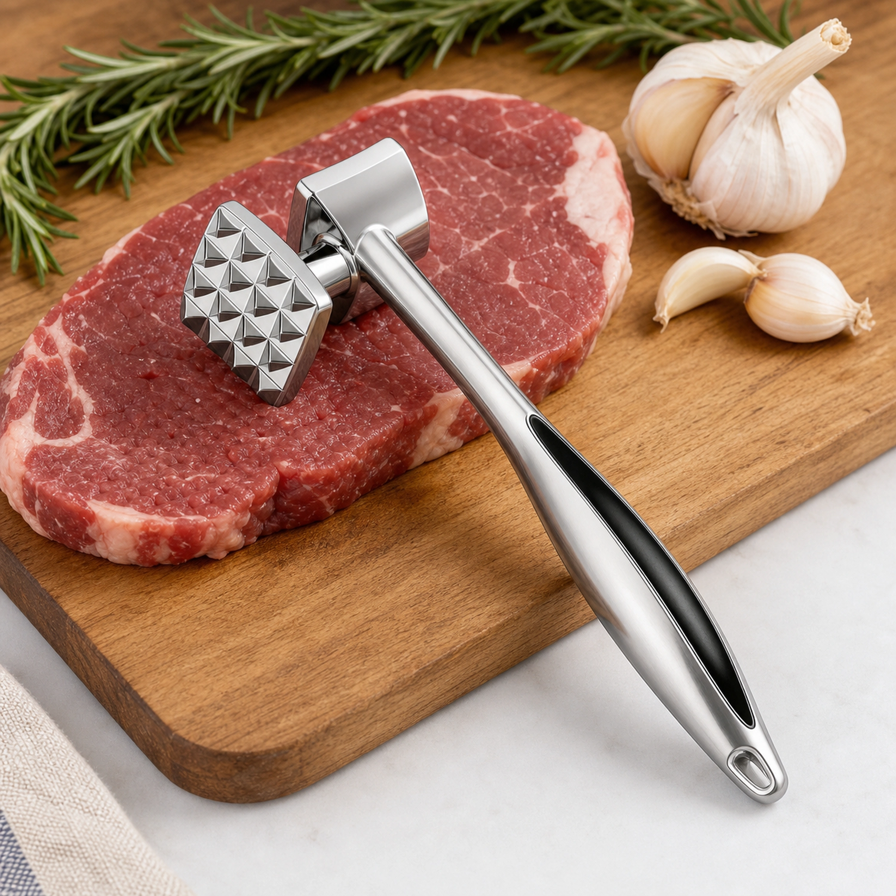 Martillo Ablandador de Carne de Aleación de Zinc 22cm
