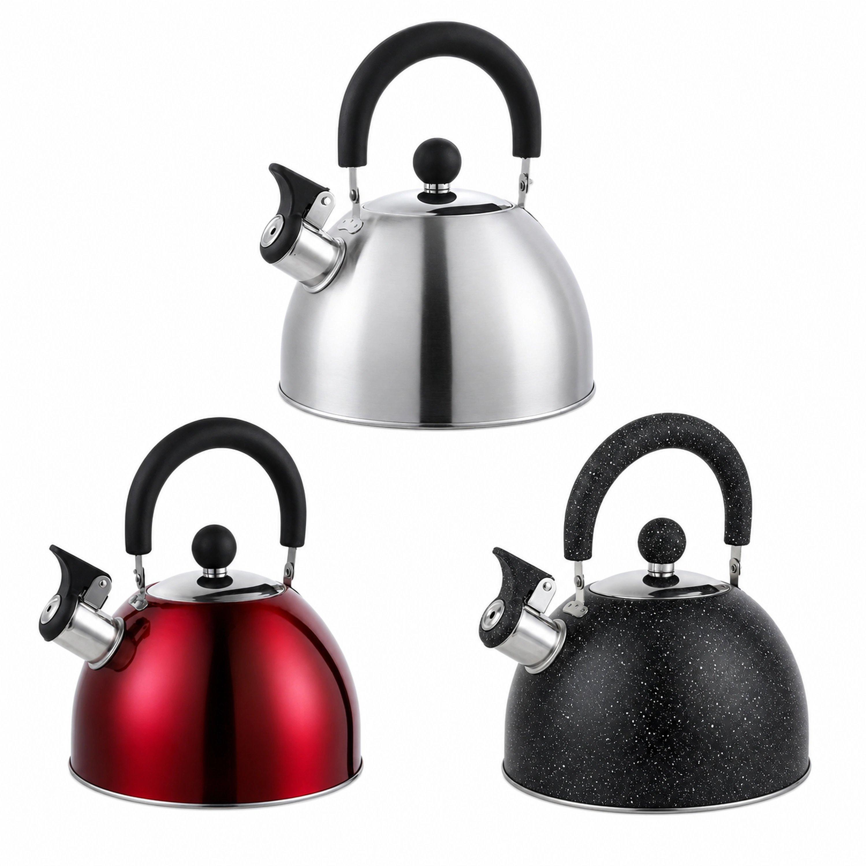 Tetera Silbadora de Acero Inoxidable 2.5L