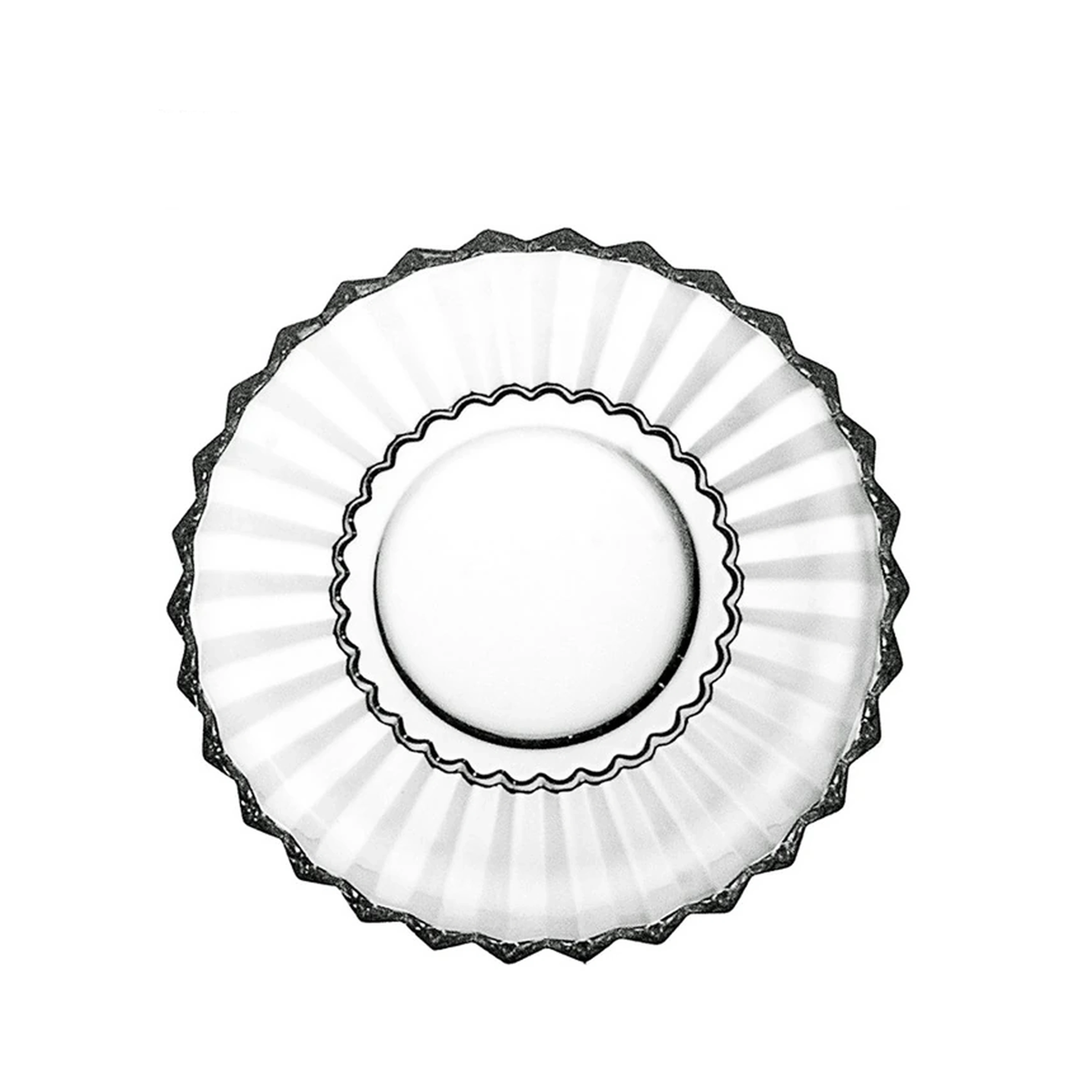 Frutero vidrio cristal elegante para sala cocina decorativo