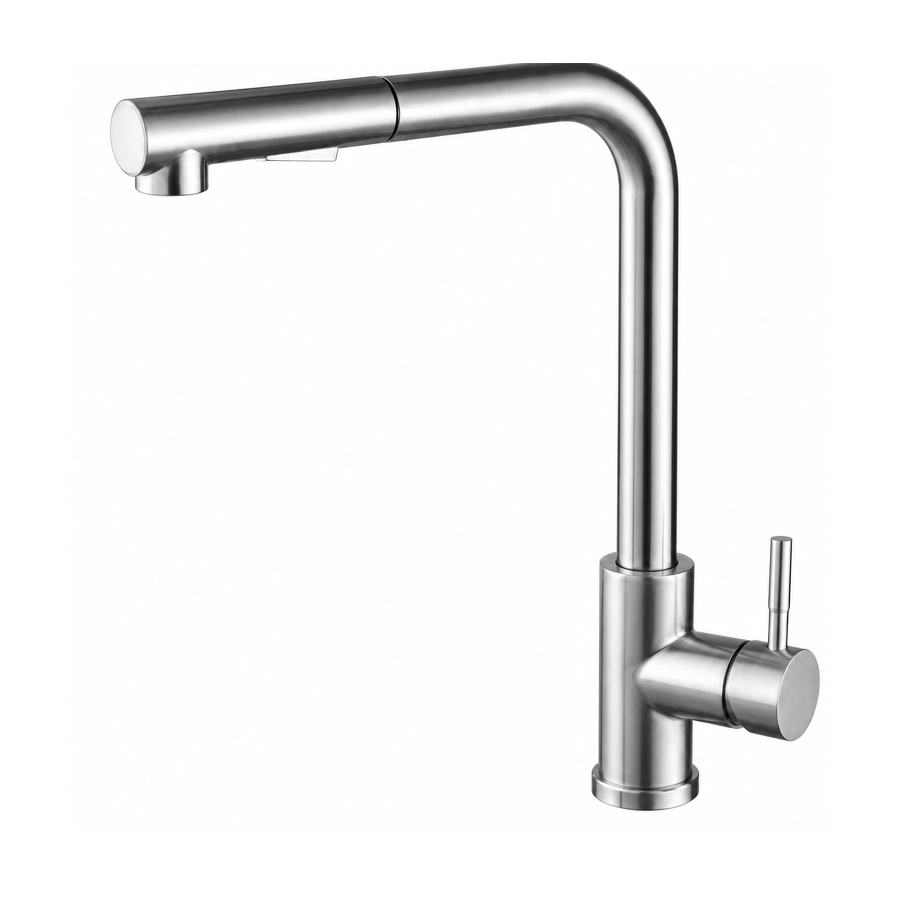 Grifo para Lavabo de Acero Inoxidable 304 Agua Fría y Caliente