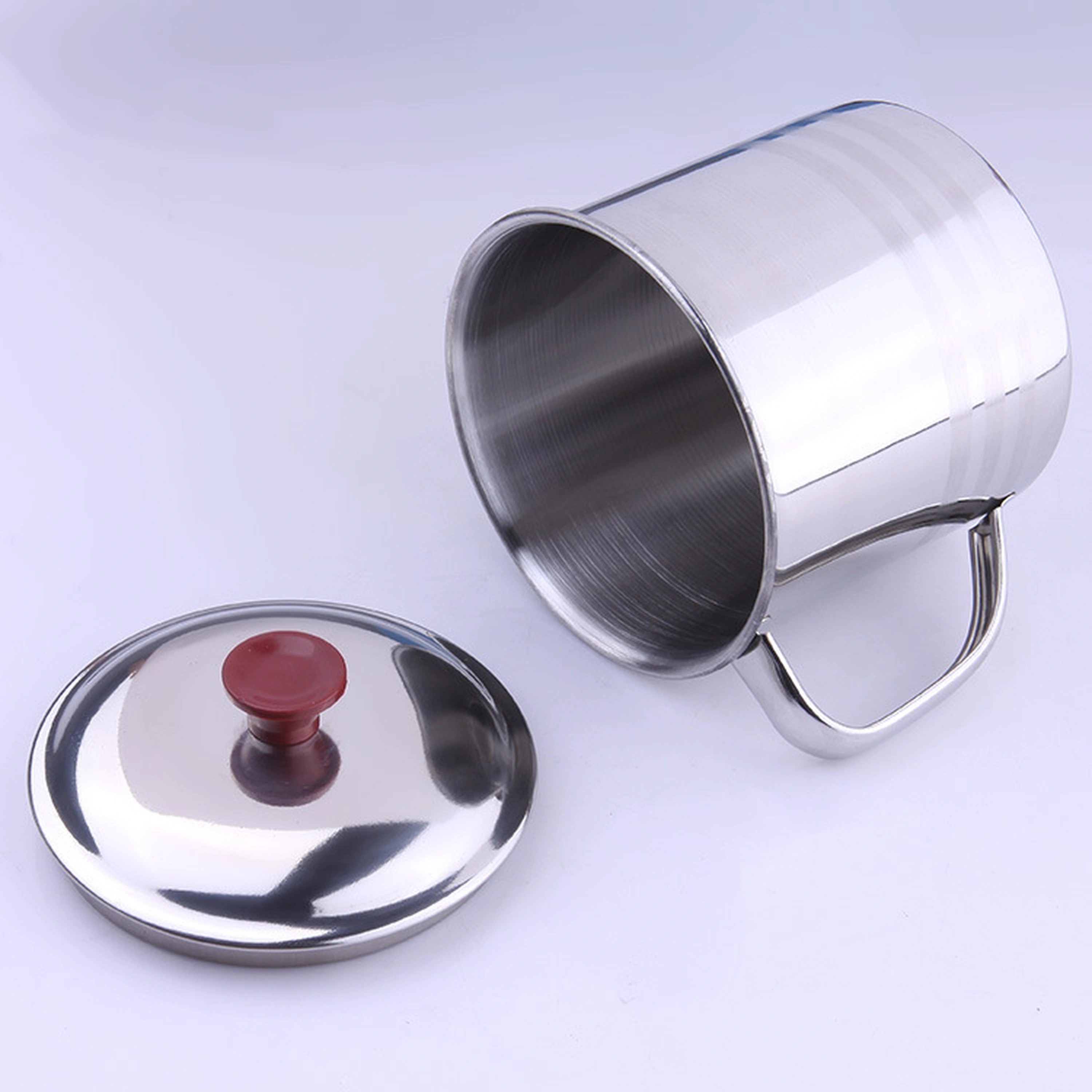 Vaso de Acero Inoxidable para Niños con Tapa para Beber