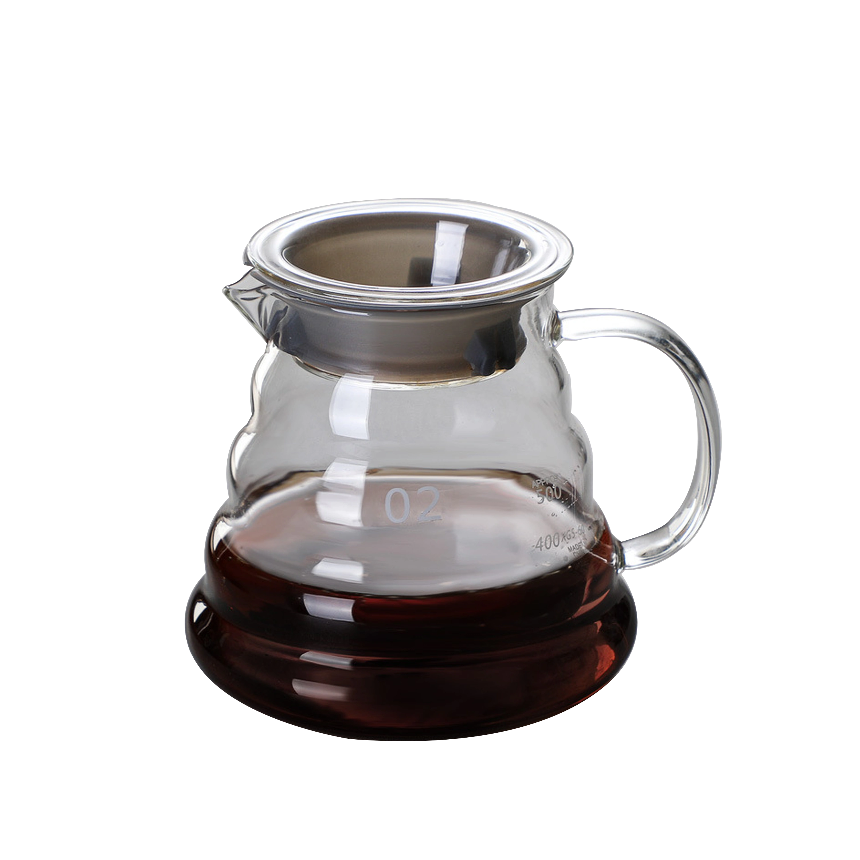 Jarra De Café Nube 600ML Vidrio Transparente