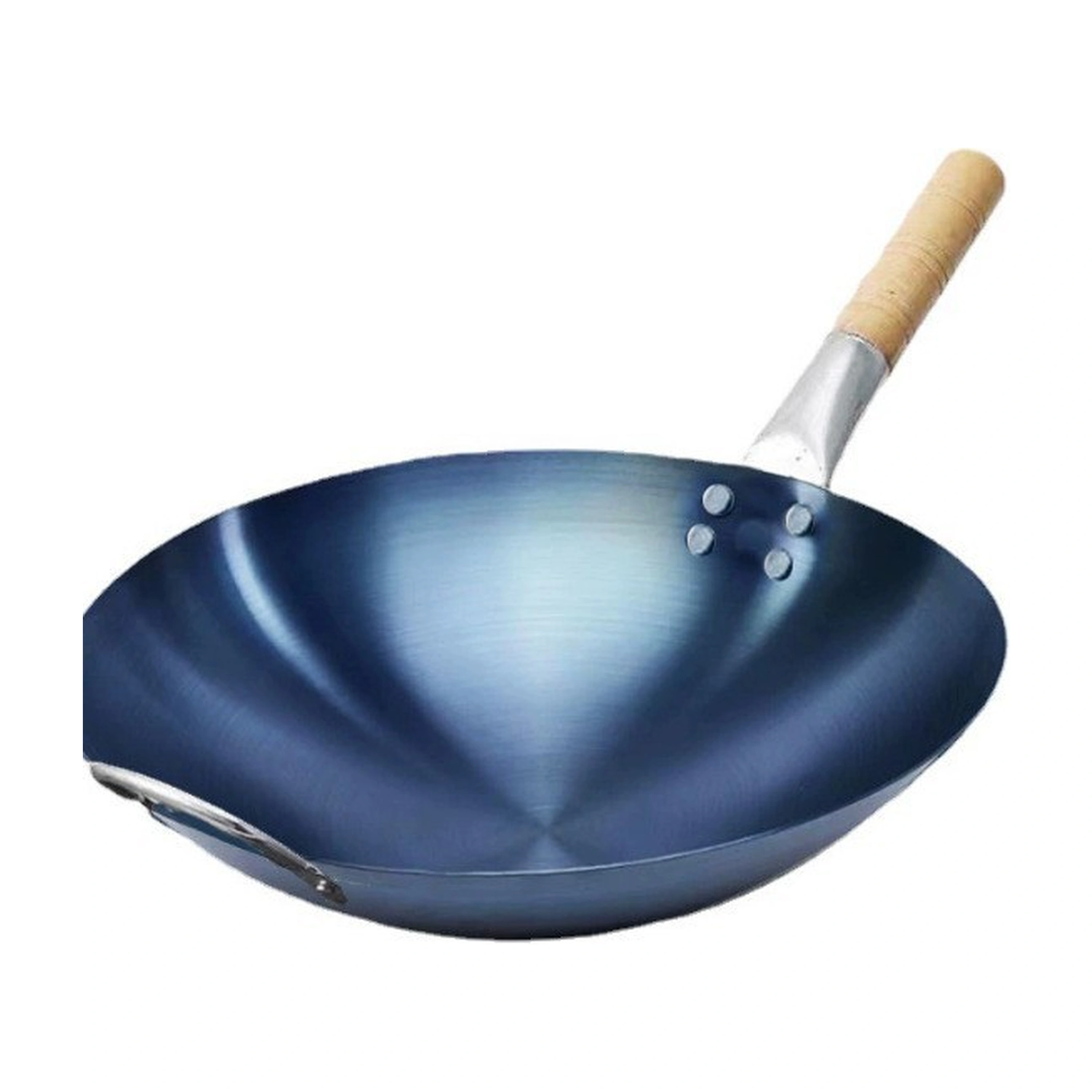 Wok de Hierro Tradicional sin Recubrimiento 34cm