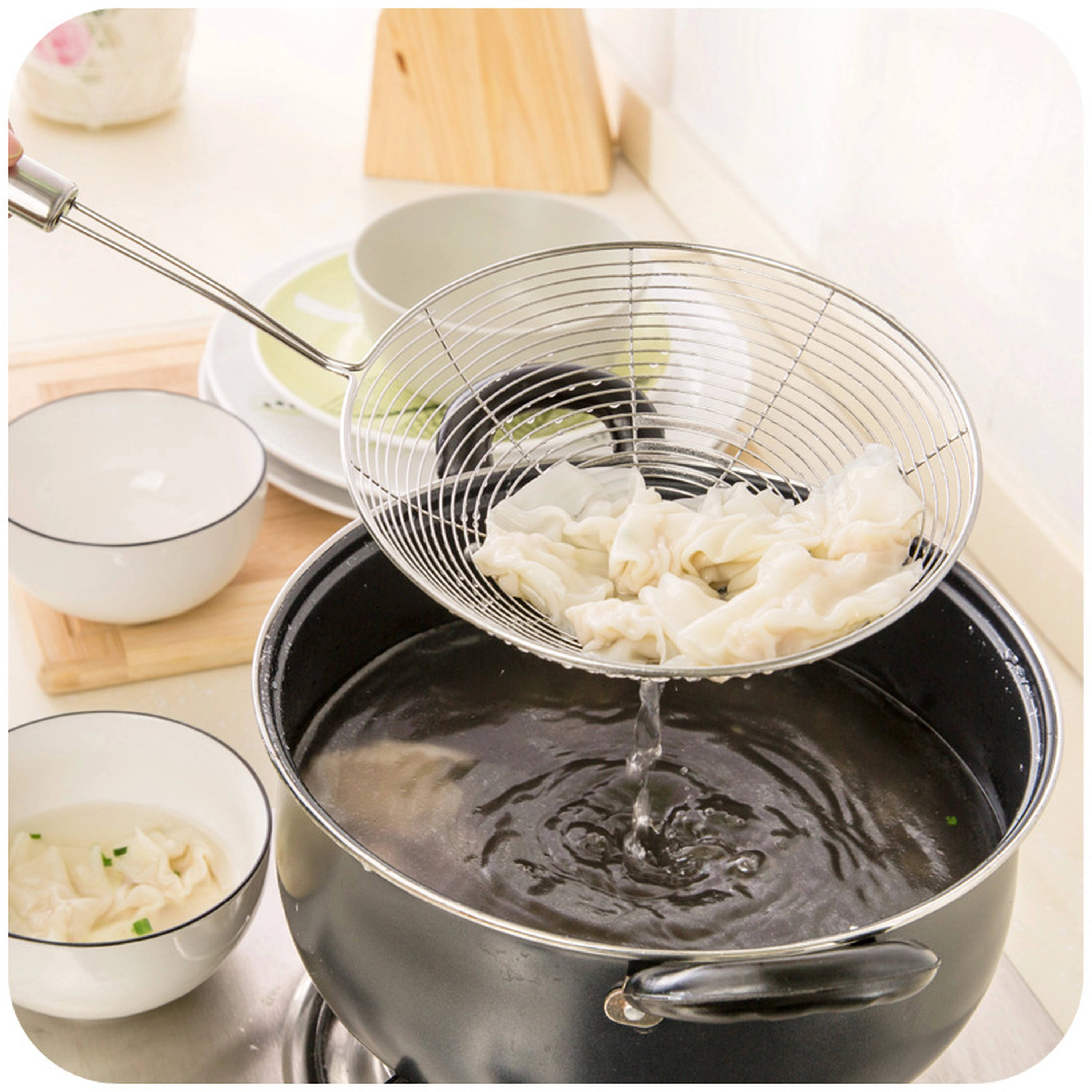 Espumadera de Acero Inoxidable para Fideos y Hot Pot