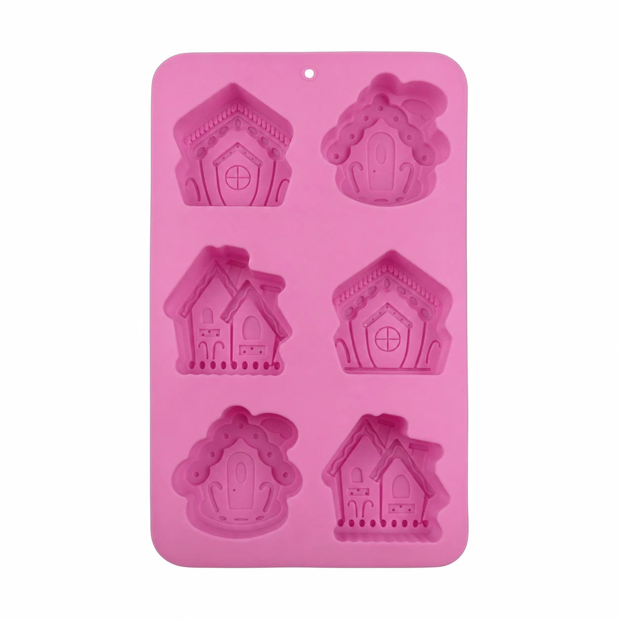 Molde de Silicona para Pasteles Casa 6 Cavidades 27.2x16.4cm image 2