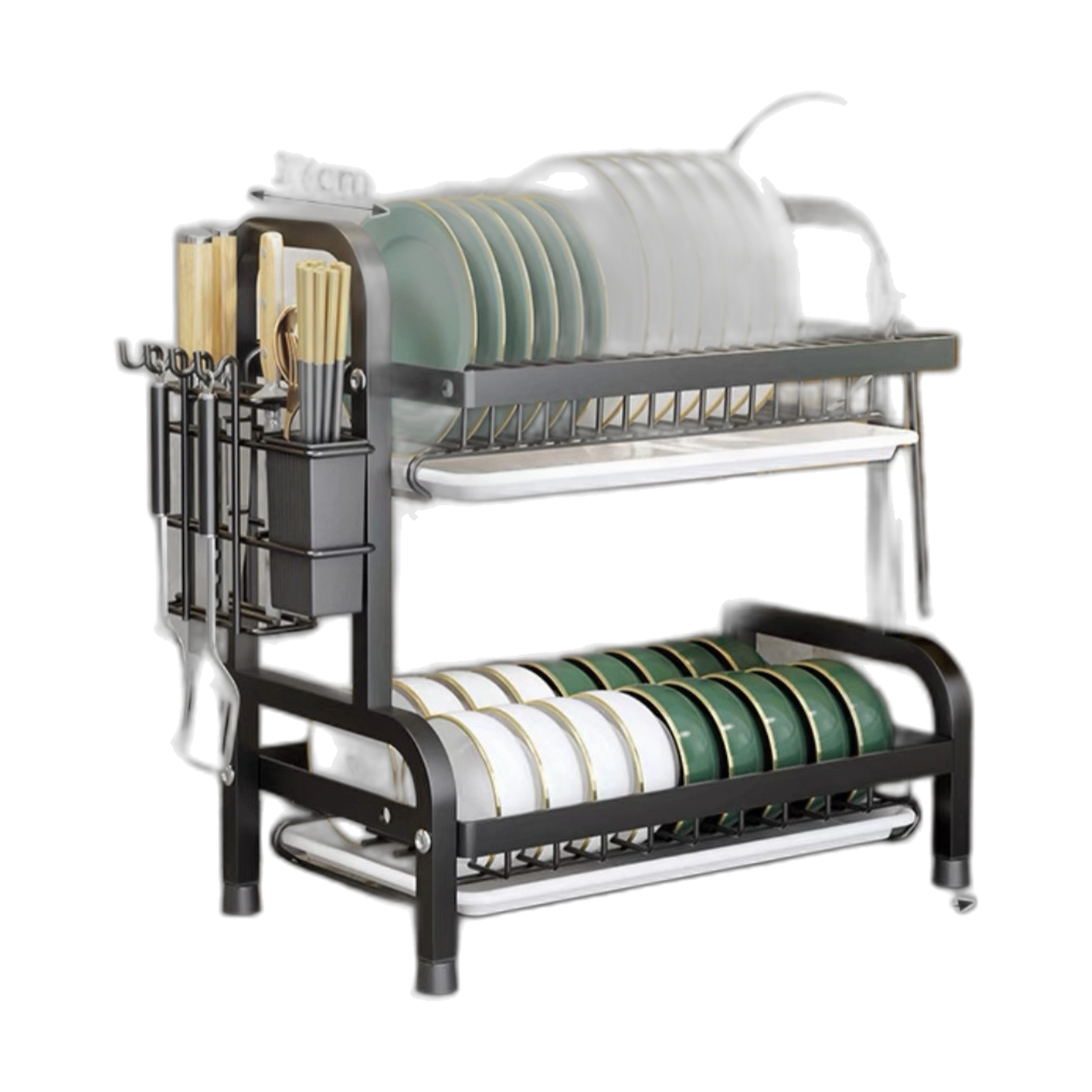 Escurridor Multinivel para Platos y Tazas 41x23x42cm