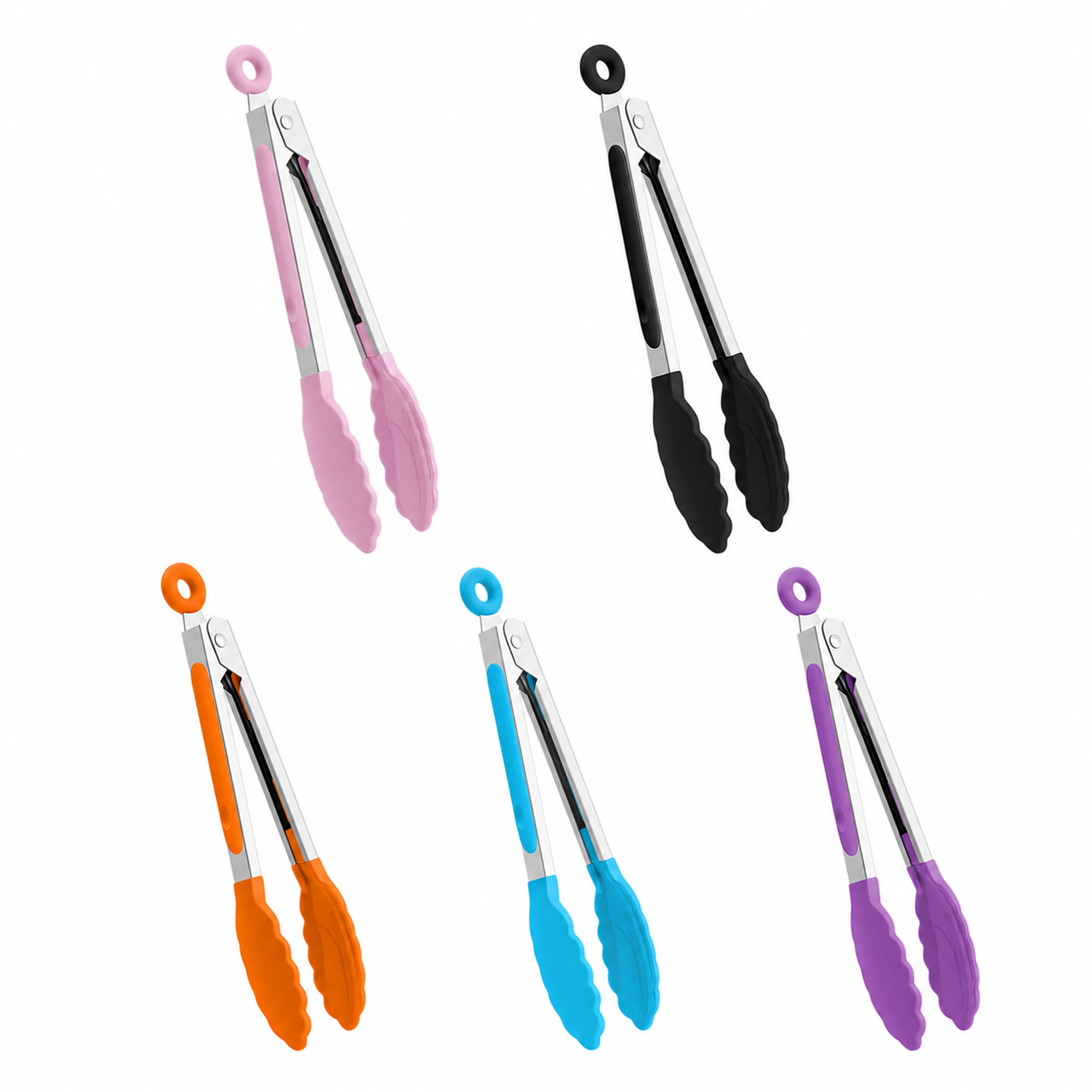 Pinza de Acero Inoxidable con Recubrimiento de Nailon