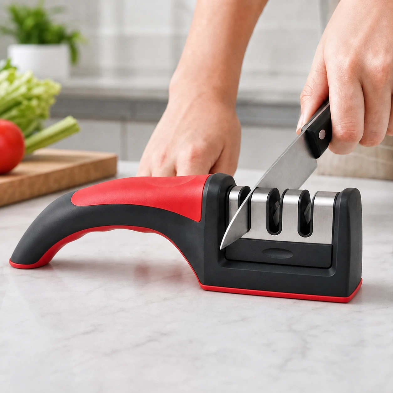 Afilador de Cuchillos Multi-función para Cocina Doméstica