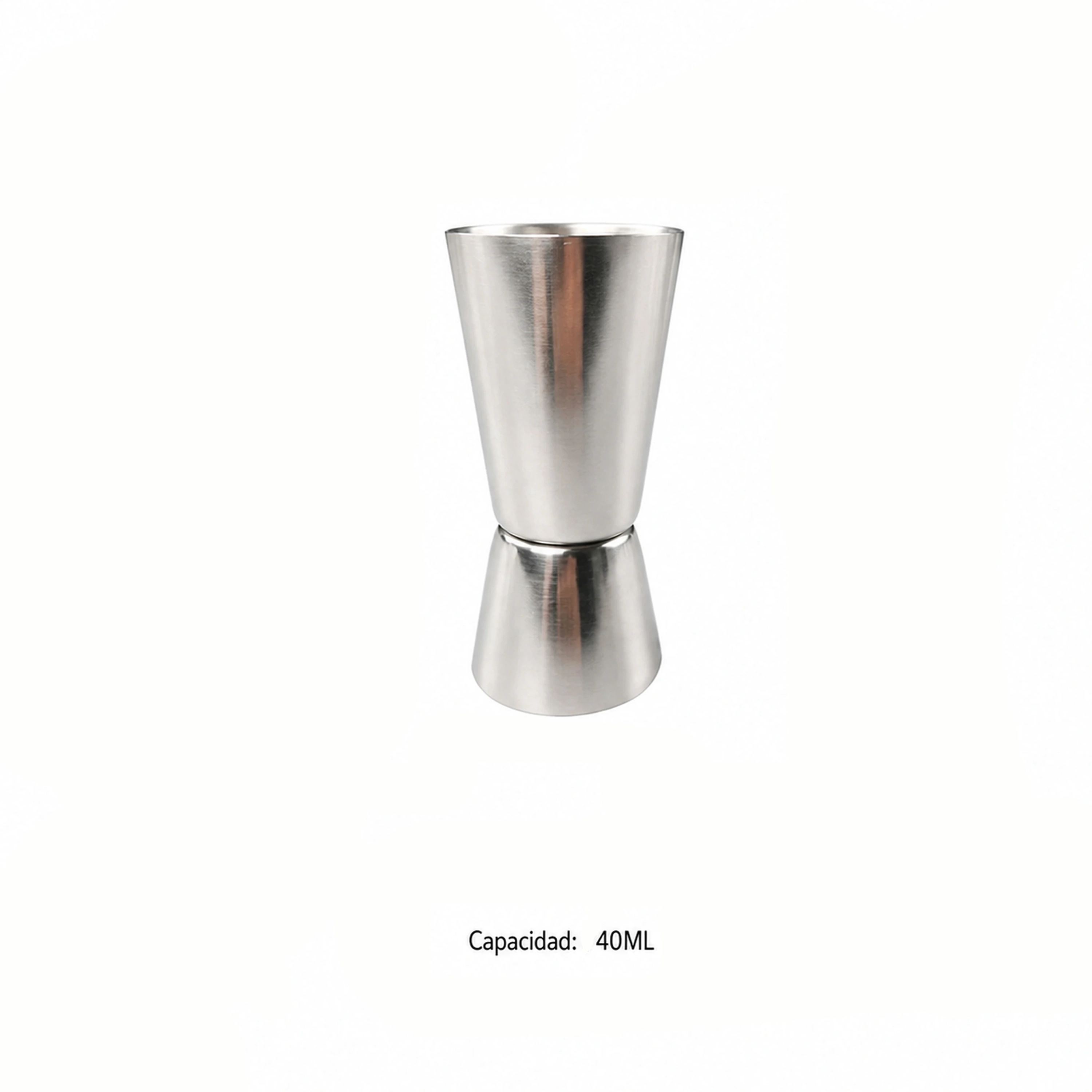 Medidor acero inoxidable doble para coctelería 15/30ml