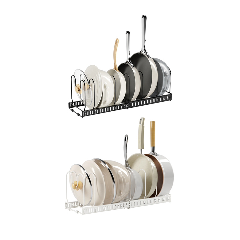 Organizador de Ollas Extensible con 10 Divisores 58x18cm