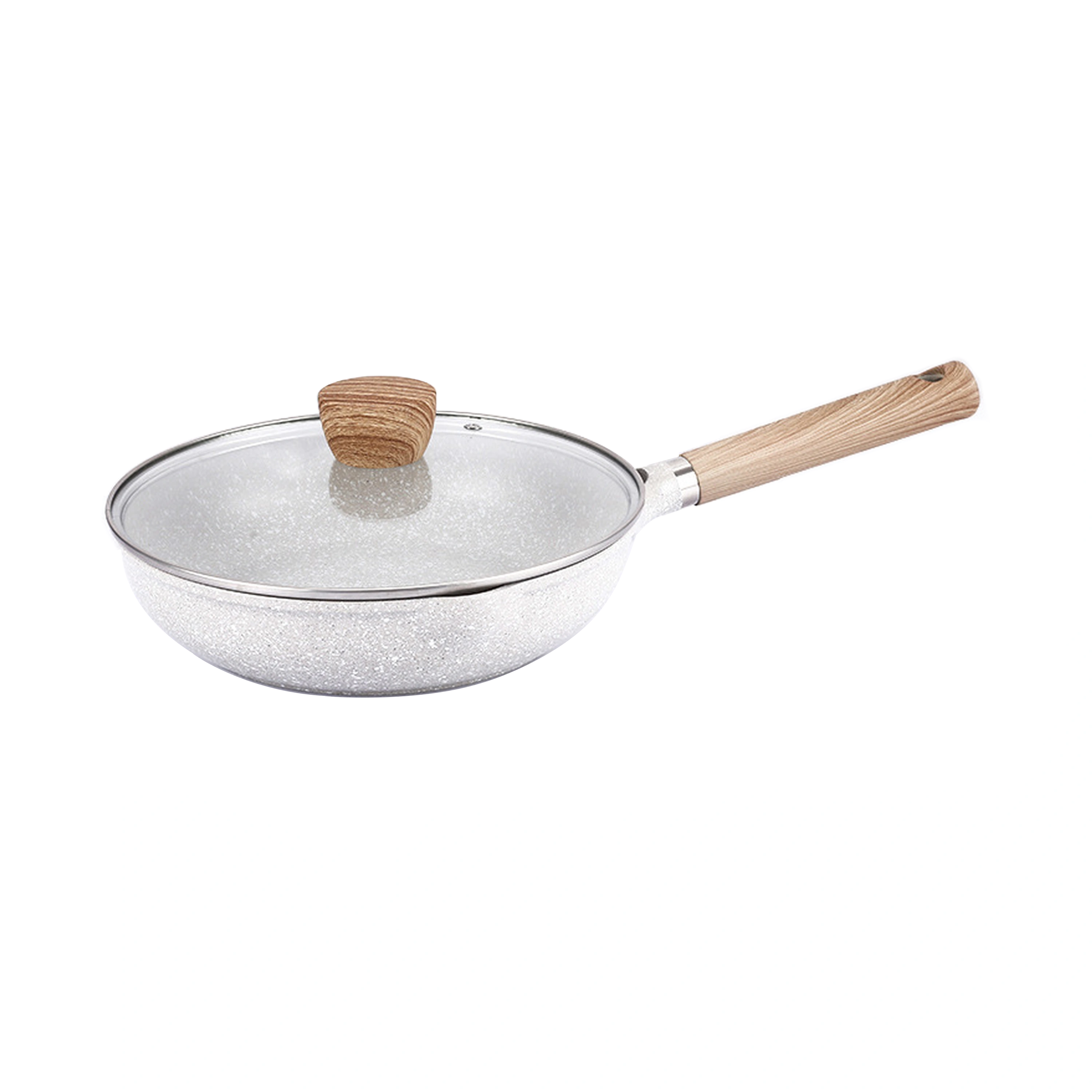 Wok de Aluminio Antiadherente para Cocina Doméstica