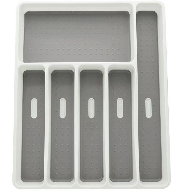 Organizador de Cajon para Cubiertos 6 Compartimentos 40.3x32.5cm